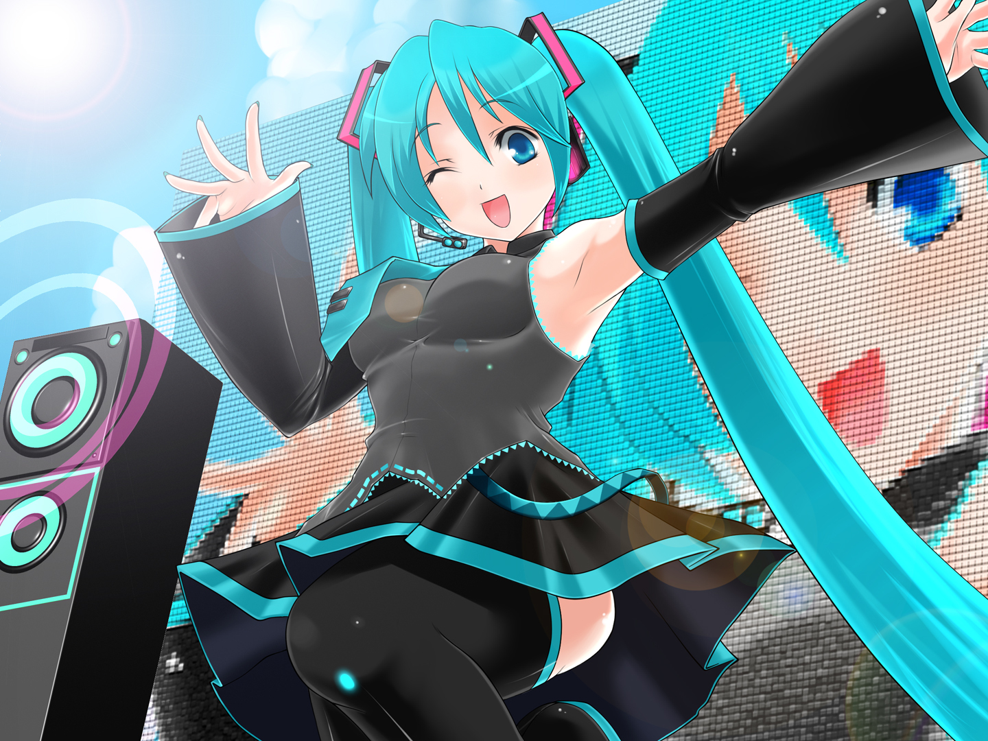 Download mobile wallpaper Anime, Vocaloid, Hatsune Miku for free.