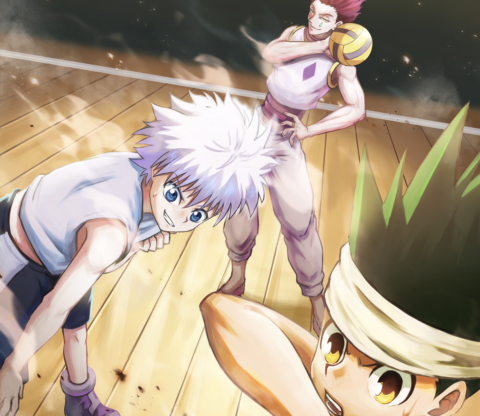 Download mobile wallpaper Anime, Gon Freecss, Hunter X Hunter, Killua Zoldyck, Hisoka (Hunter × Hunter) for free.