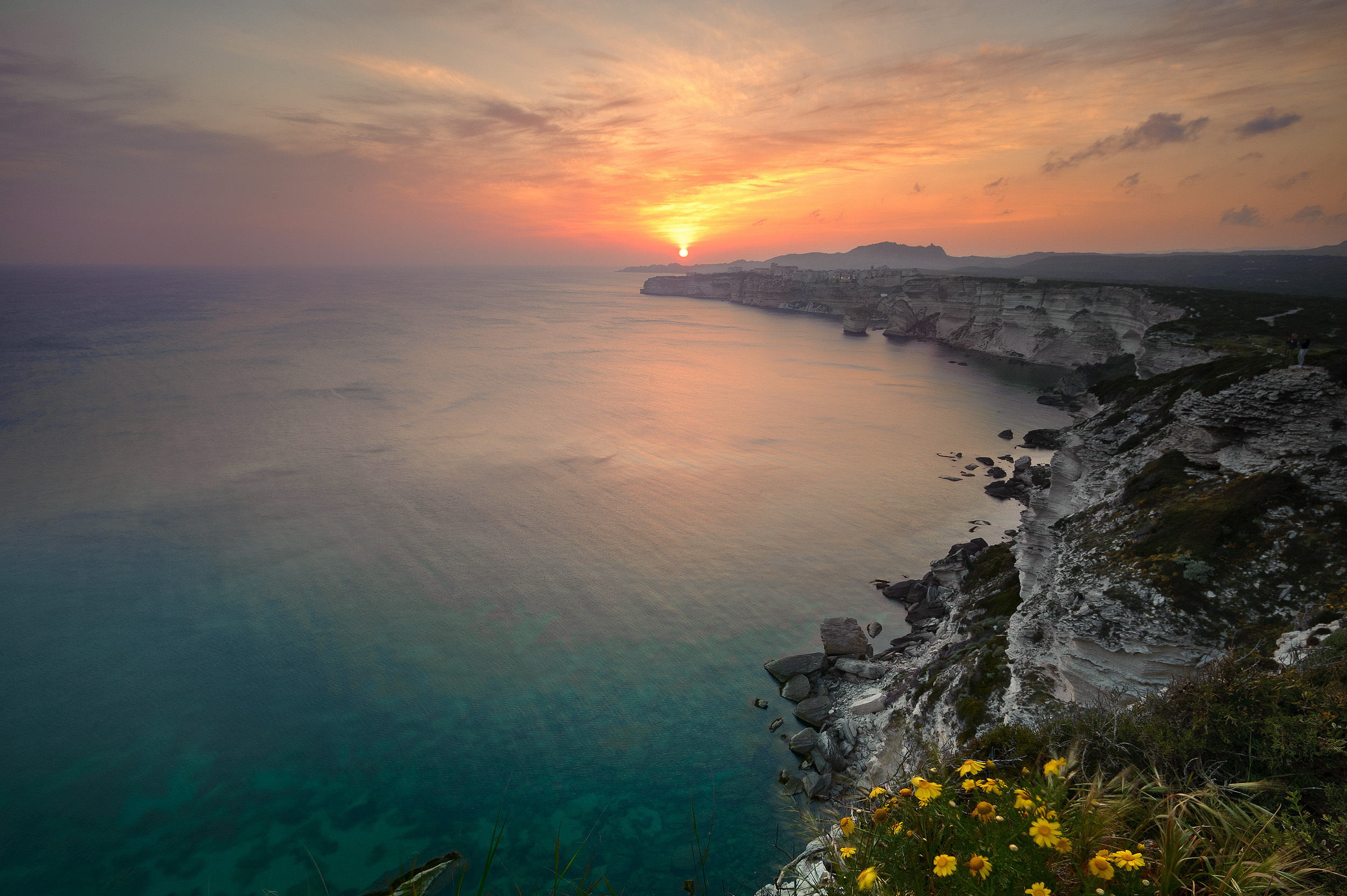 Free download wallpaper Sunset, Sky, Horizon, Coast, Ocean, Earth, Coastline on your PC desktop