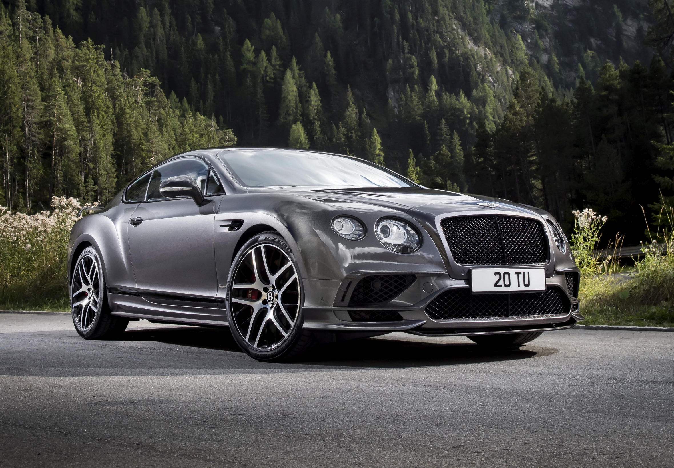 Download mobile wallpaper Bentley, Vehicles, Silver Car, Bentley Continental for free.