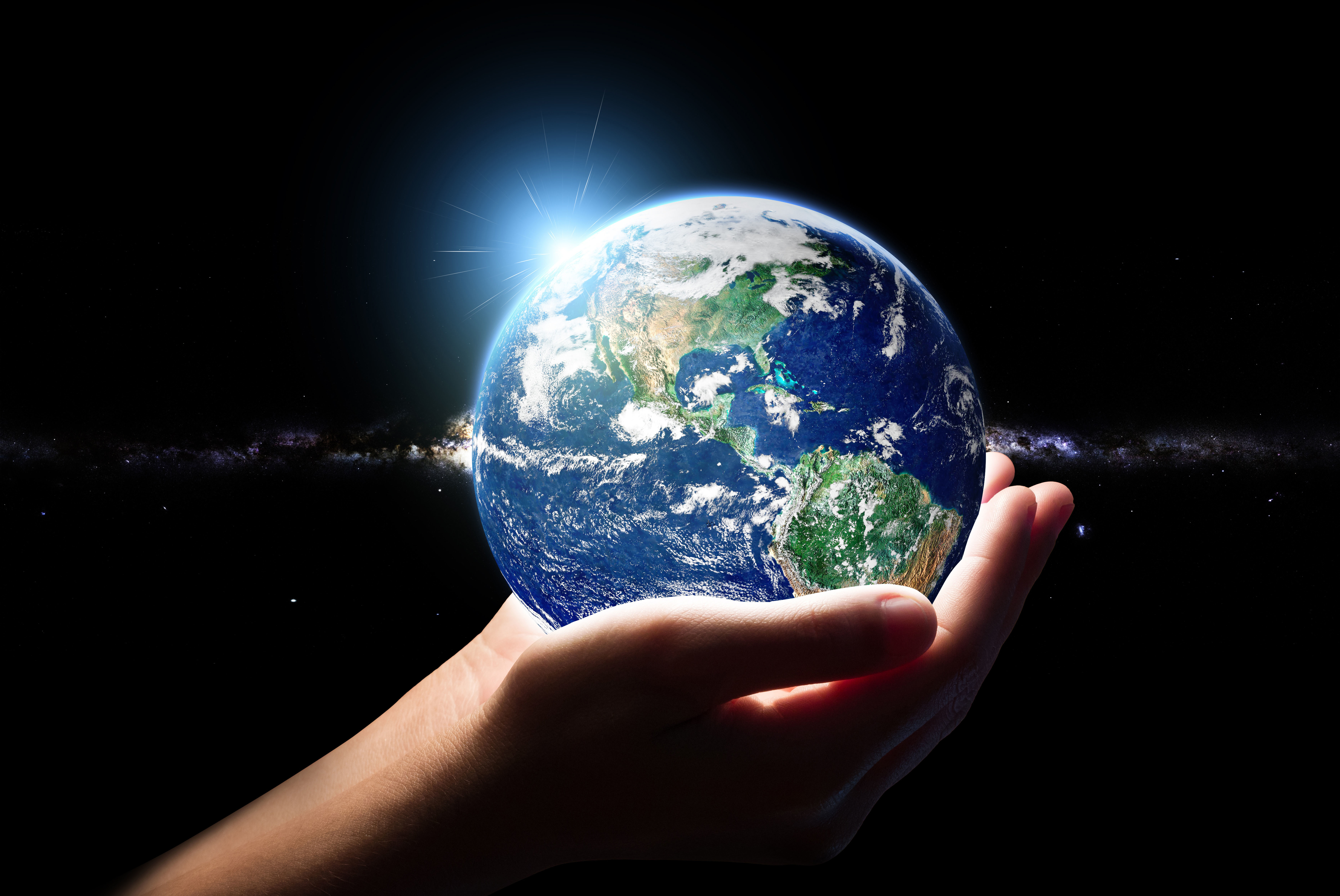 Free download wallpaper Hand, Earth, Space, Planet, Artistic on your PC desktop