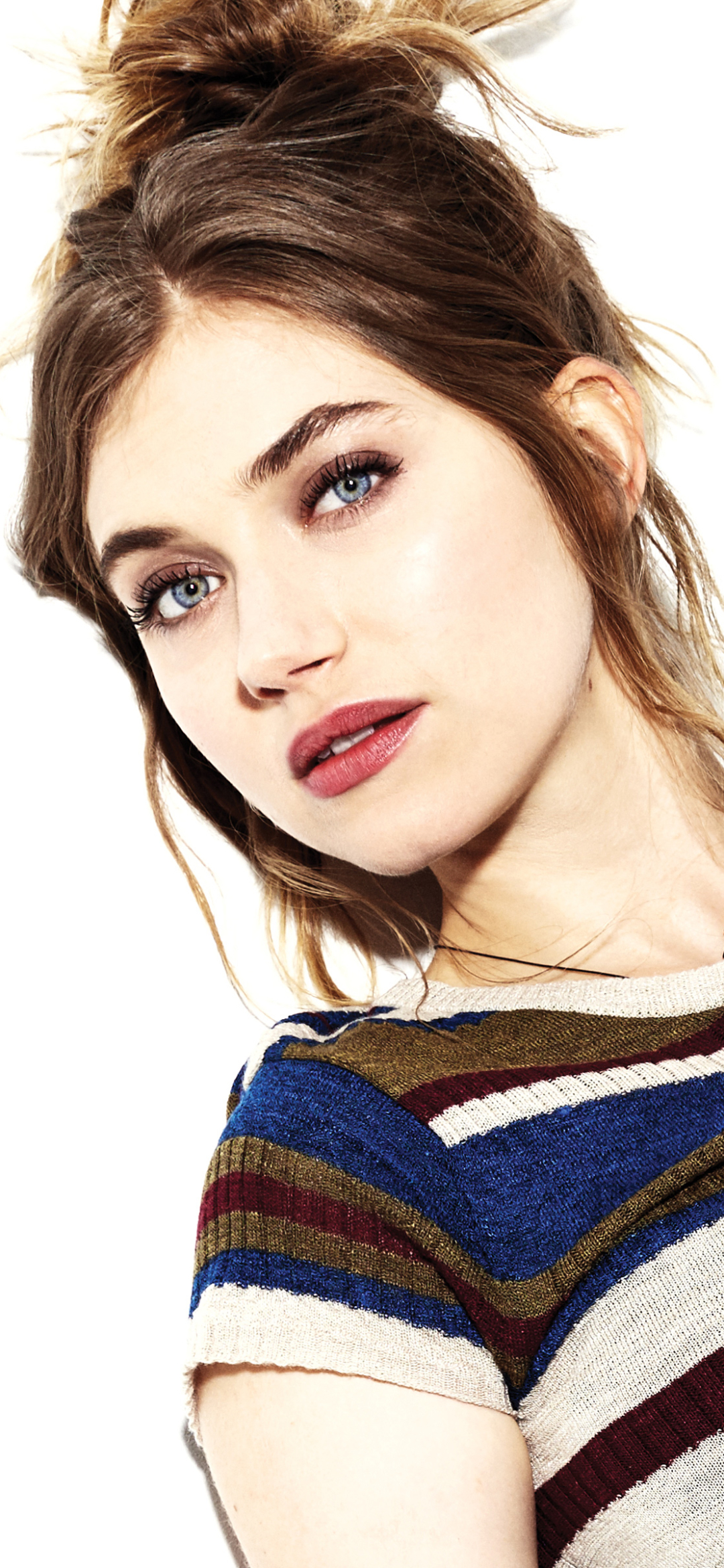 Handy-Wallpaper Brünette, Blaue Augen, Berühmtheiten, Darstellerin, Imogen Poots kostenlos herunterladen.