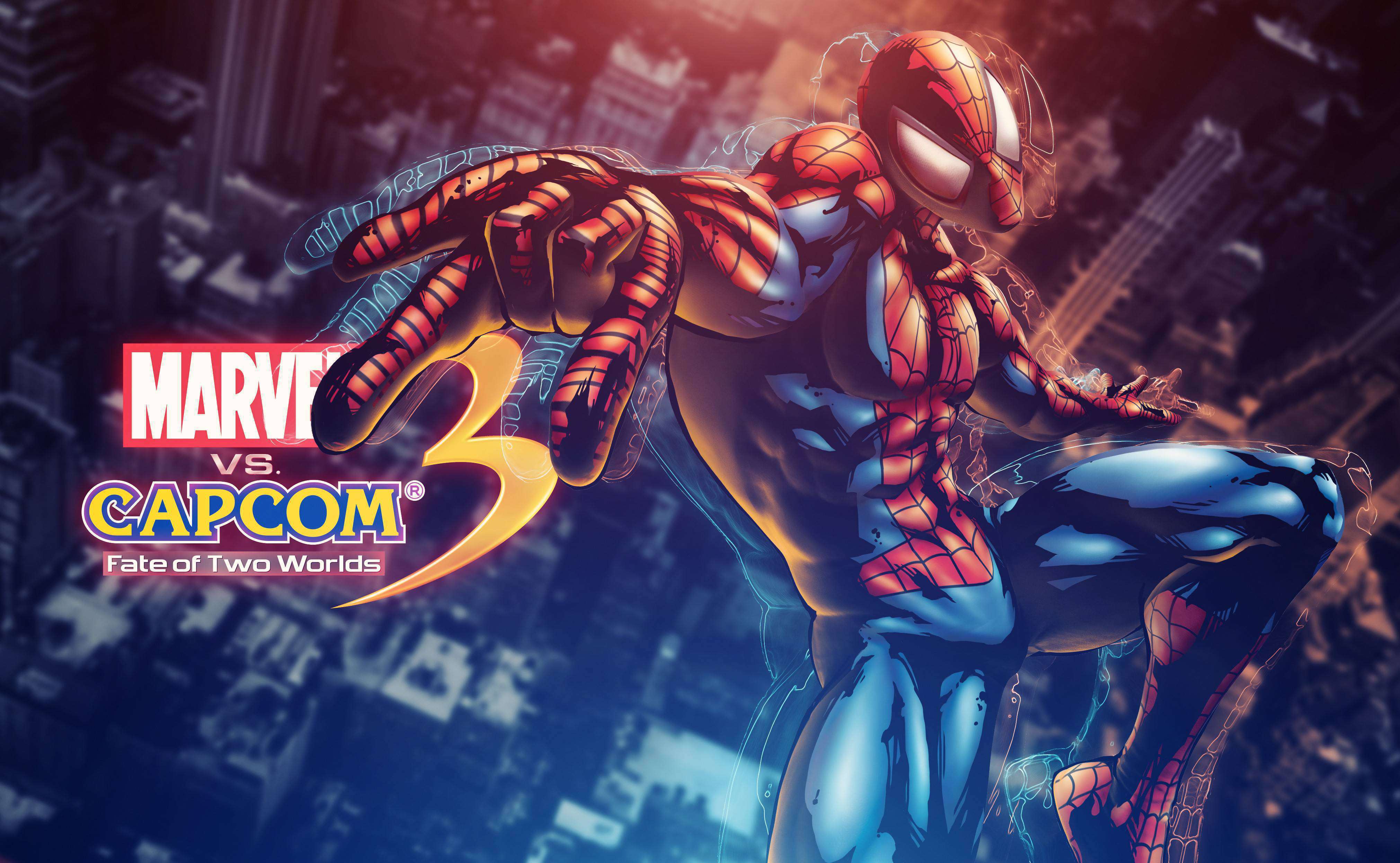 video game, marvel vs capcom 3: fate of two worlds, spider man