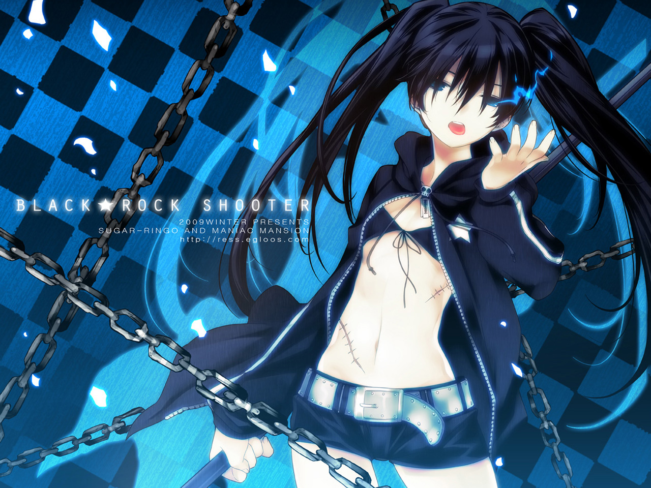 Free download wallpaper Anime, Black Rock Shooter on your PC desktop