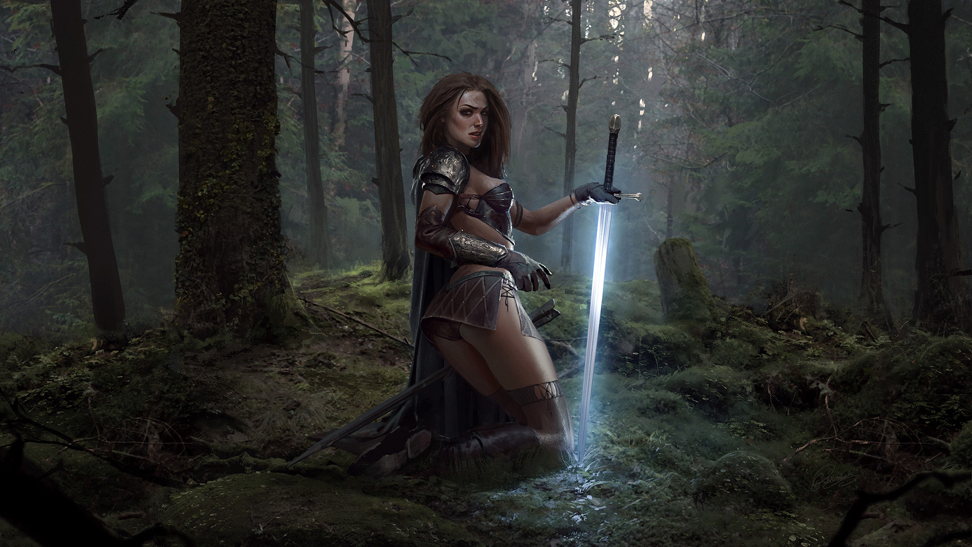 Free download wallpaper Fantasy, Women Warrior on your PC desktop