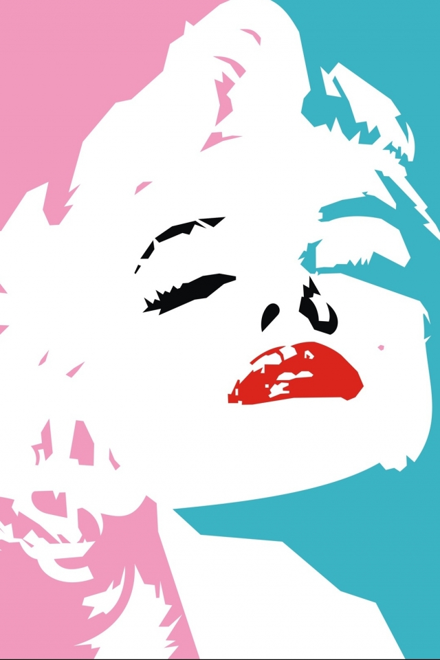 Téléchargez des papiers peints mobile Rose, Marilyn Monroe, Portrait, Minimaliste, Célébrités, Actrice gratuitement.