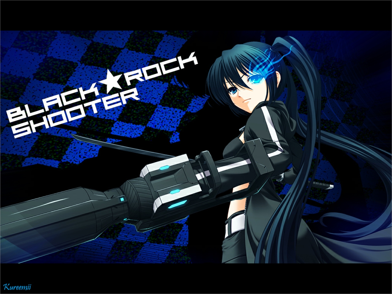 Download mobile wallpaper Anime, Black Rock Shooter for free.