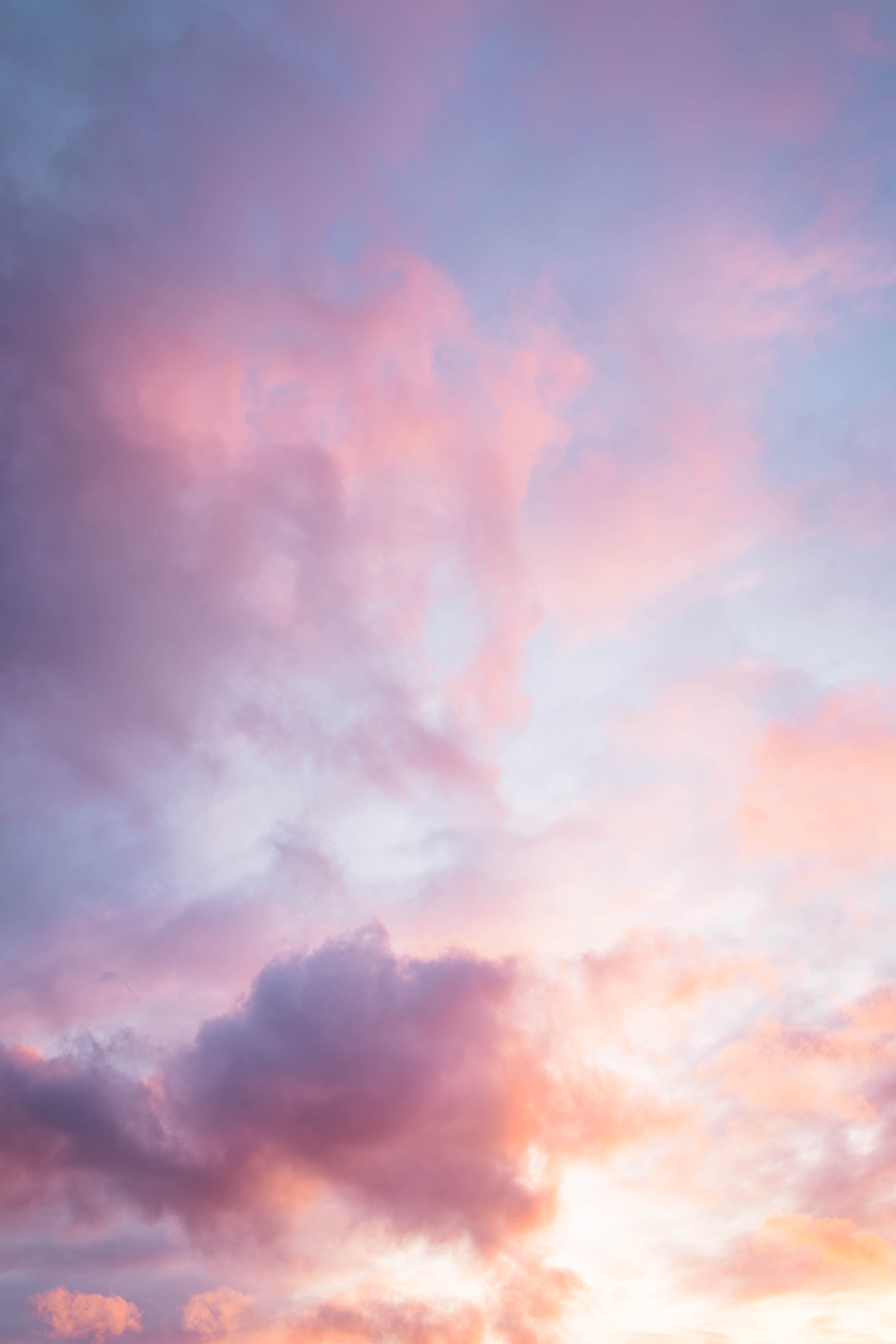 73573 скачать обои облака, розовый, закат, природа, небо, сумерки, вечер - заставки и картинки бесплатно