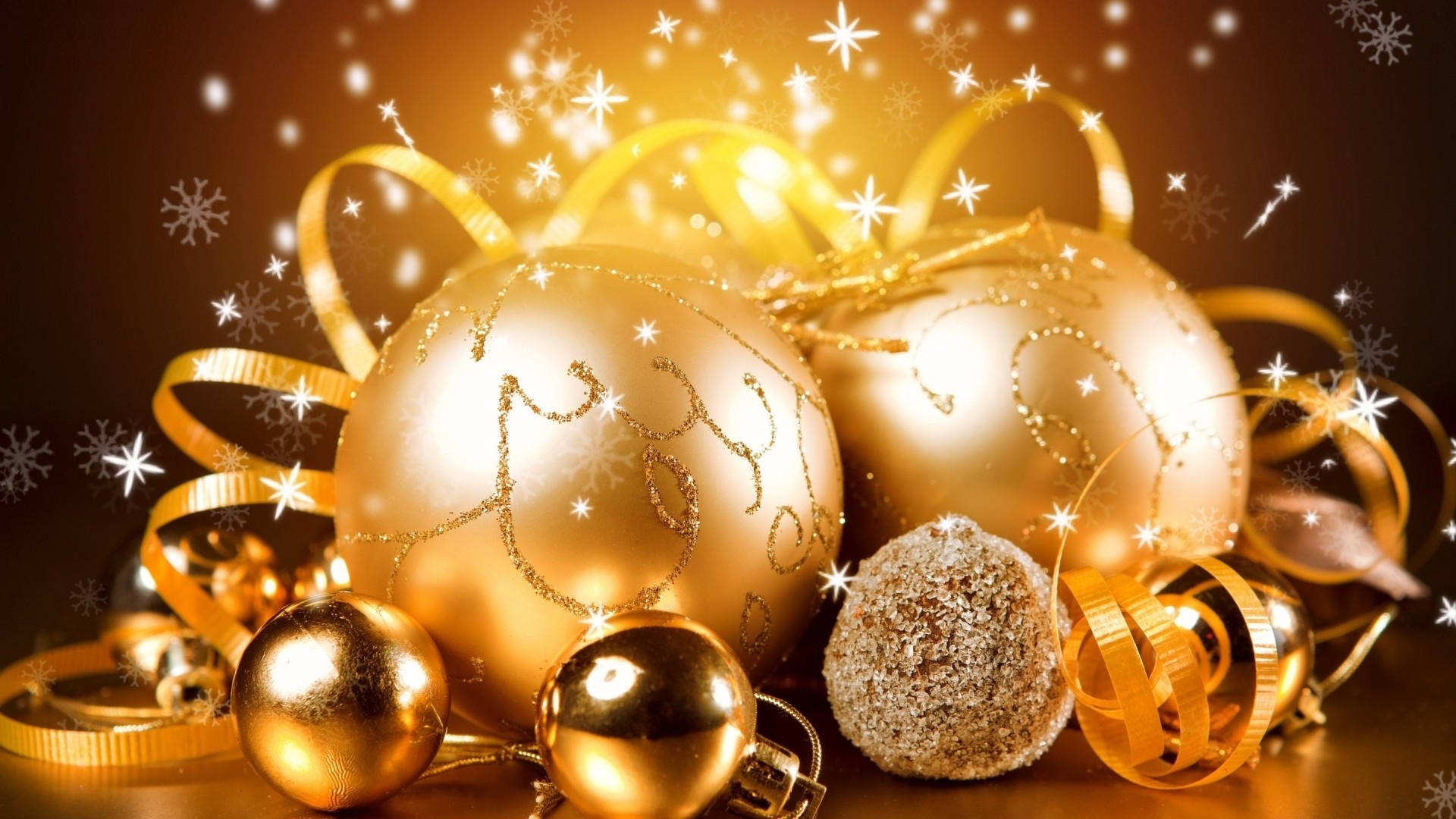 Baixar papel de parede para celular de Natal, Bugiganga, Decoração, Dourado, Feriados gratuito.
