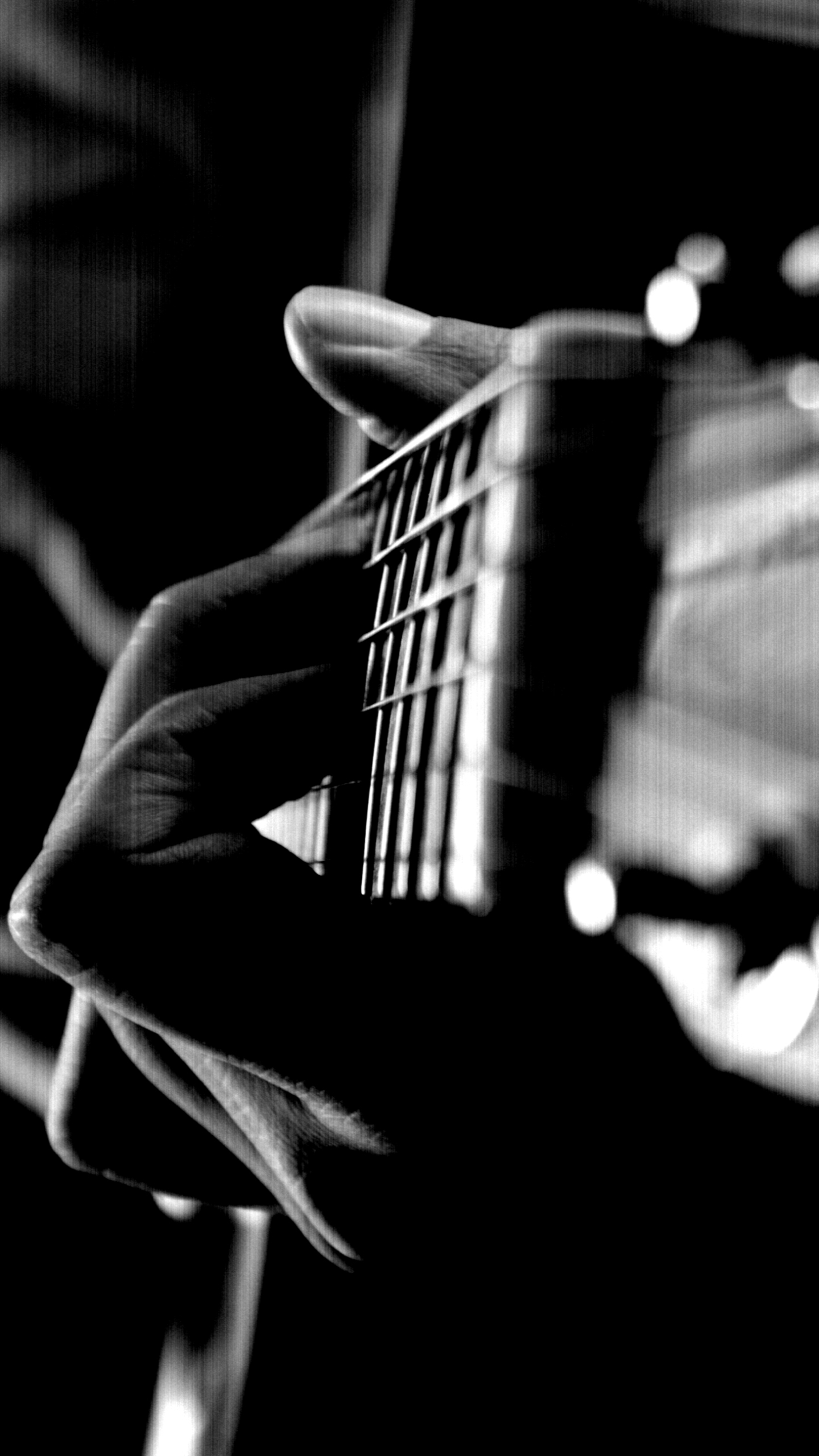 musician, guitar, jazz, music, black & white
