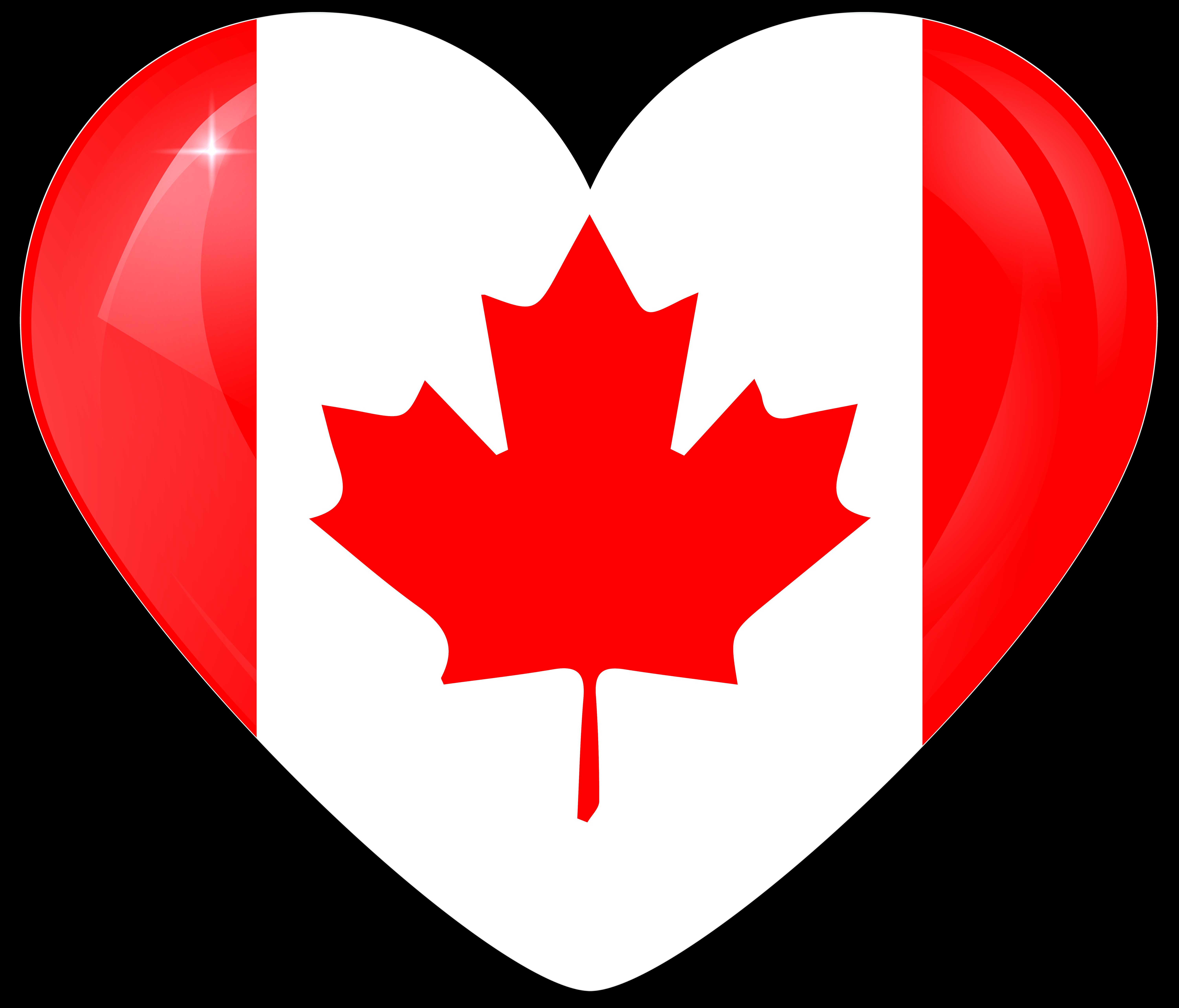 misc, flag of canada, canadian flag, flag, heart, flags