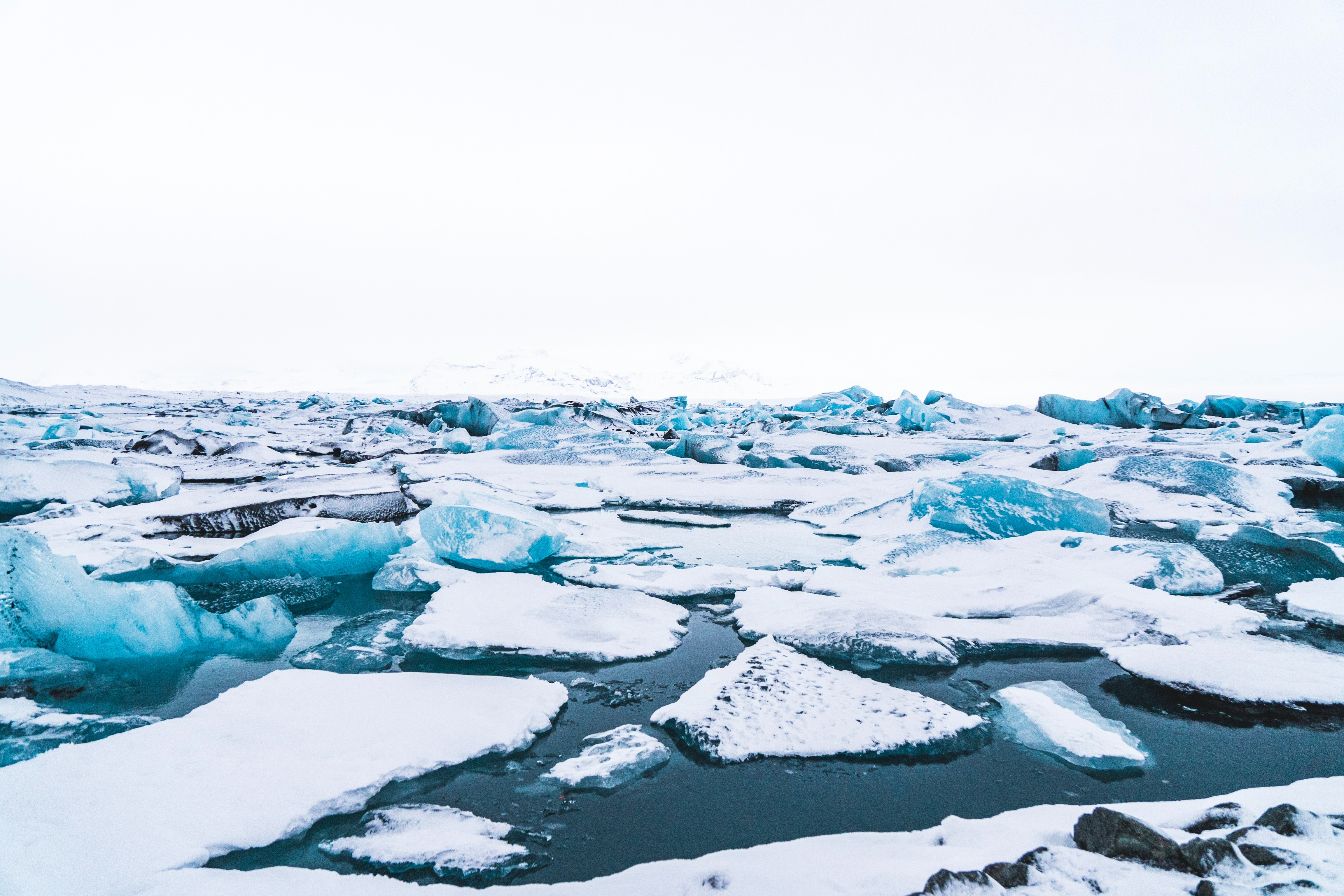 117244 скачать картинку льдины, природа, лед, снег, белый, исландия - обои и заставки бесплатно