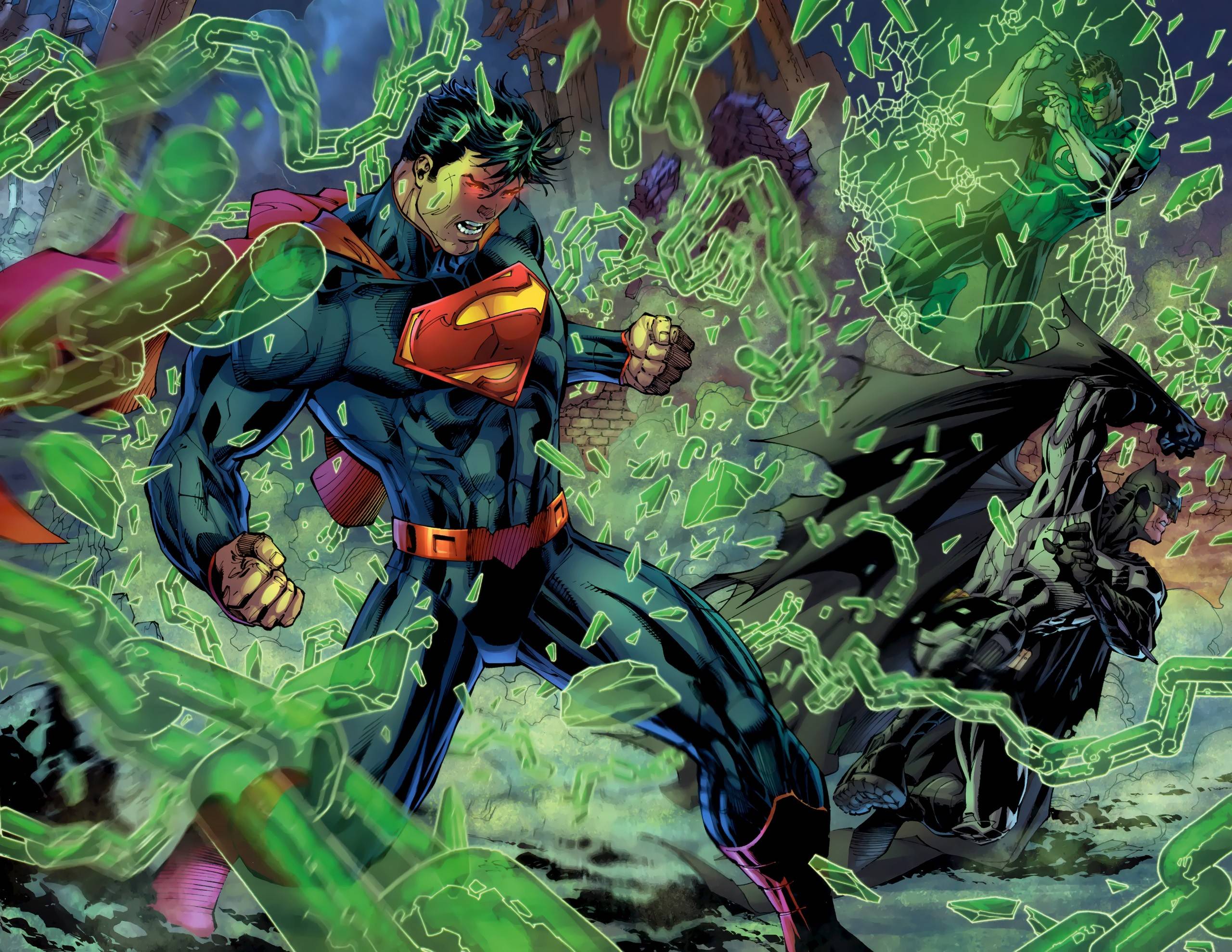 Free HD comics, justice league of america, superman, justice league