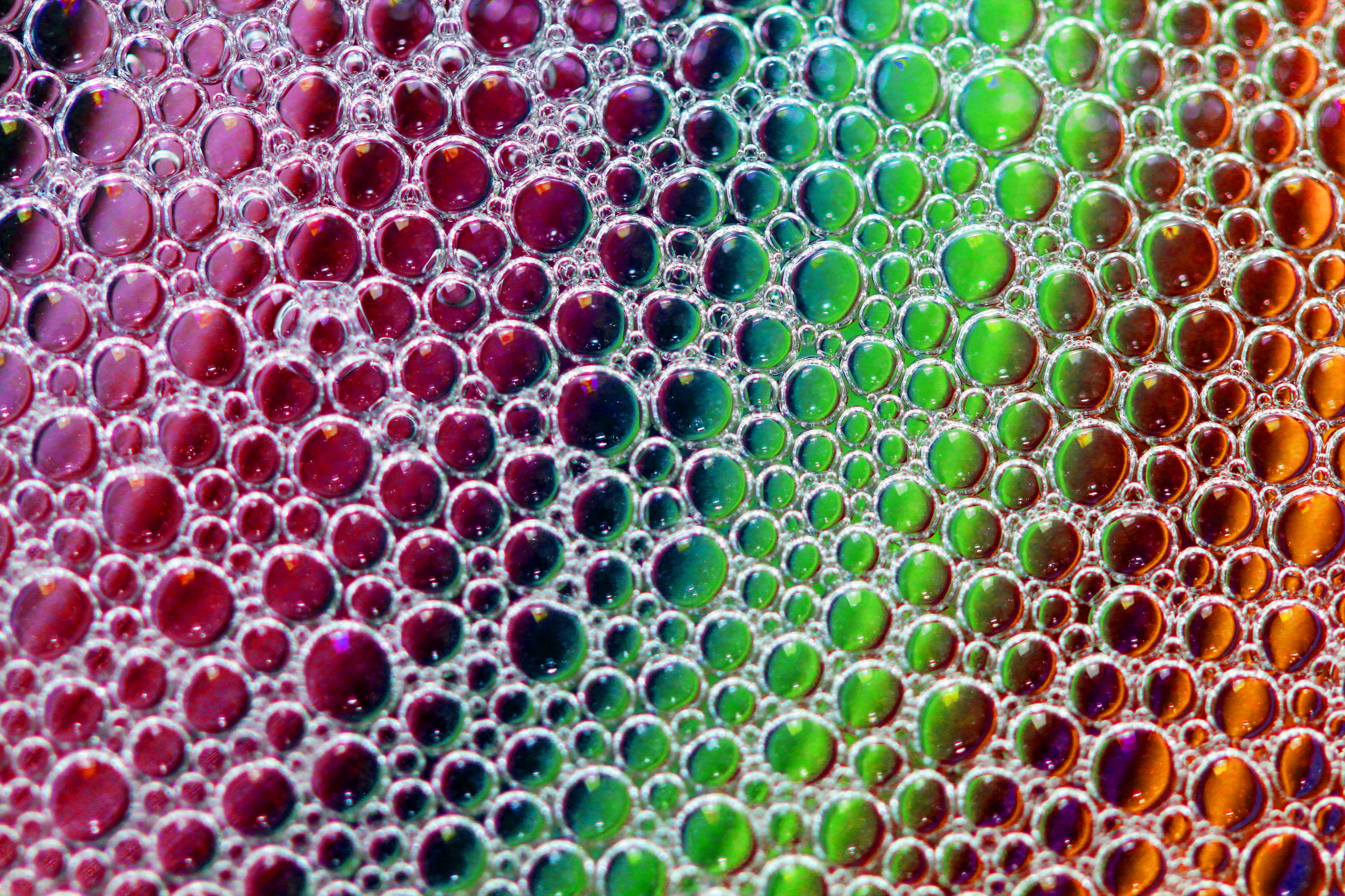 Download mobile wallpaper Motley, Multicolored, Texture, Surface, Bubbles, Textures for free.