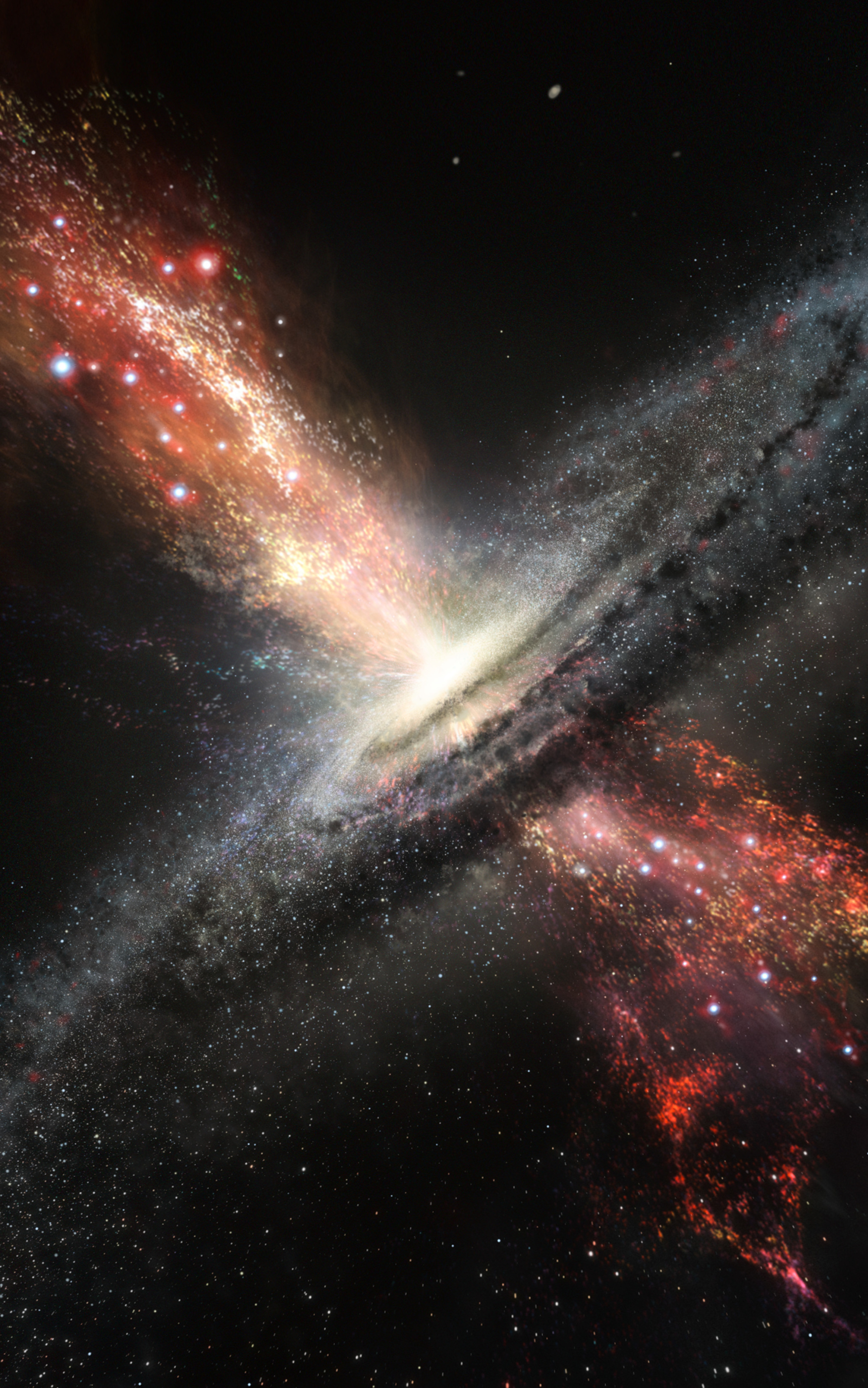 Download mobile wallpaper Galaxy, Space, Sci Fi, Black Hole for free.