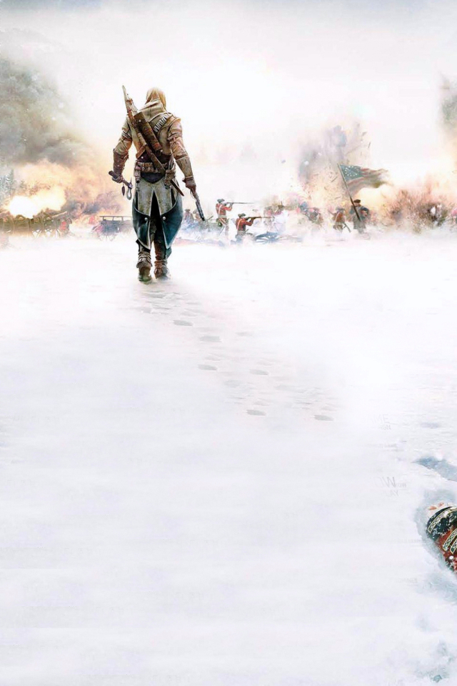 Download mobile wallpaper Assassin's Creed, Weapon, Warrior, Soldier, Video Game, Assassin's Creed Iii for free.