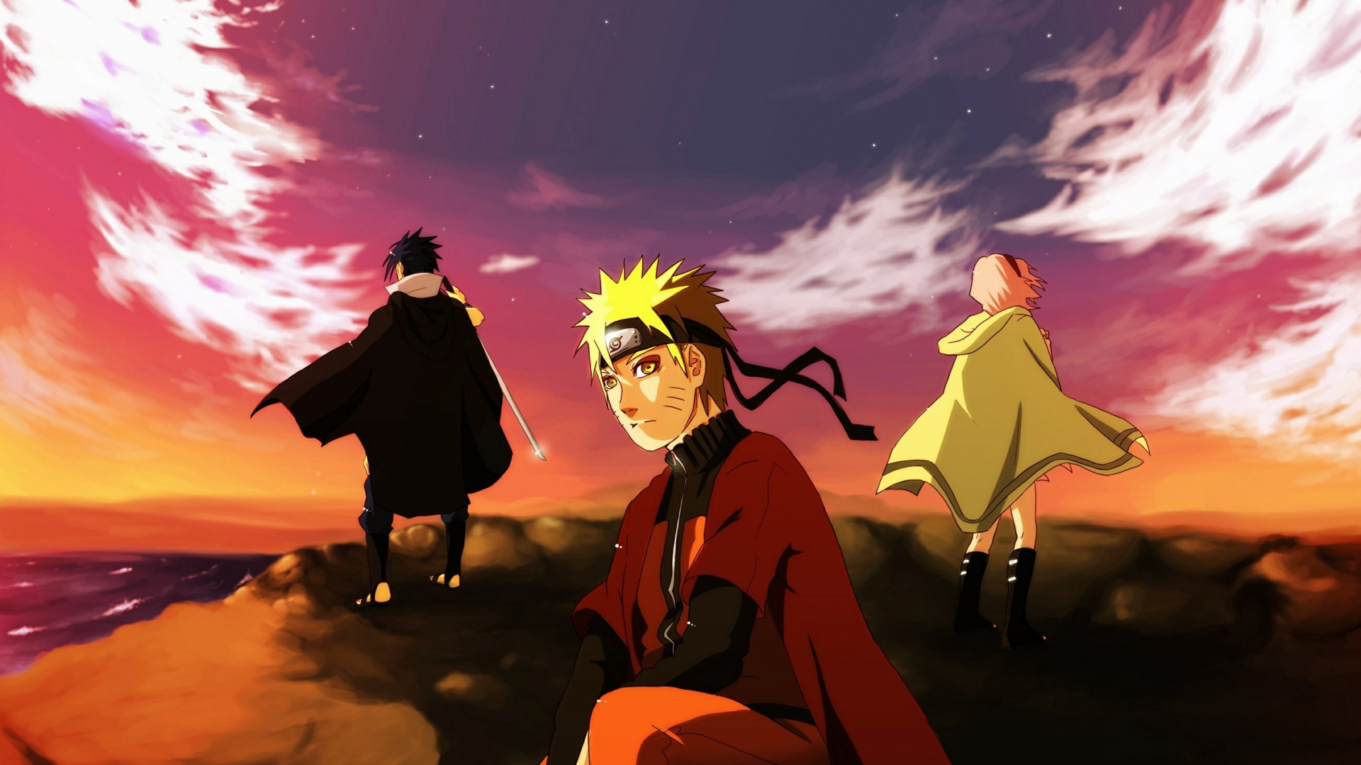 Free download wallpaper Anime, Naruto, Sasuke Uchiha, Sakura Haruno, Naruto Uzumaki on your PC desktop