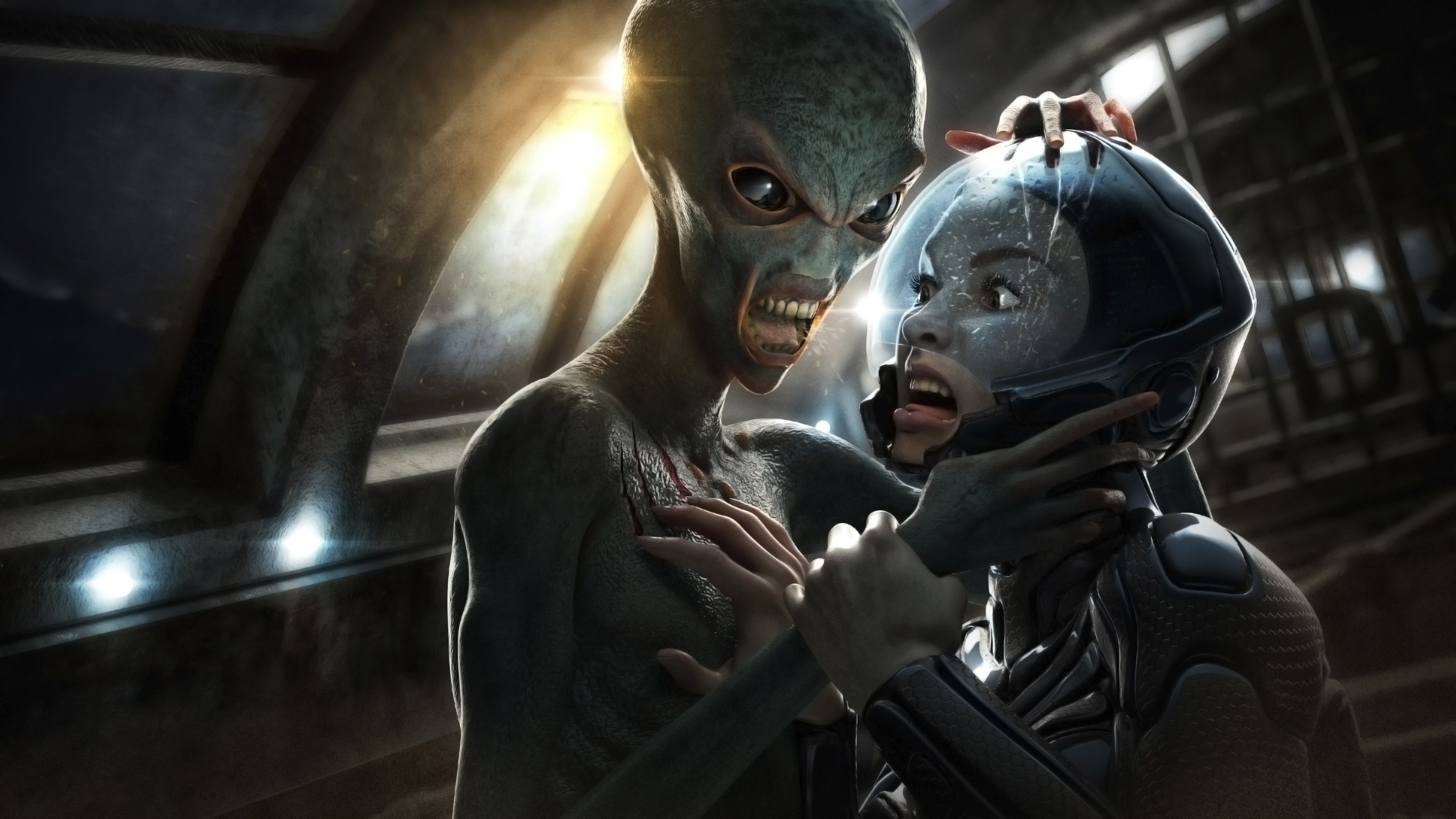 Скачать обои бесплатно Инопланетянин, Научная Фантастика картинка на рабочий стол ПК