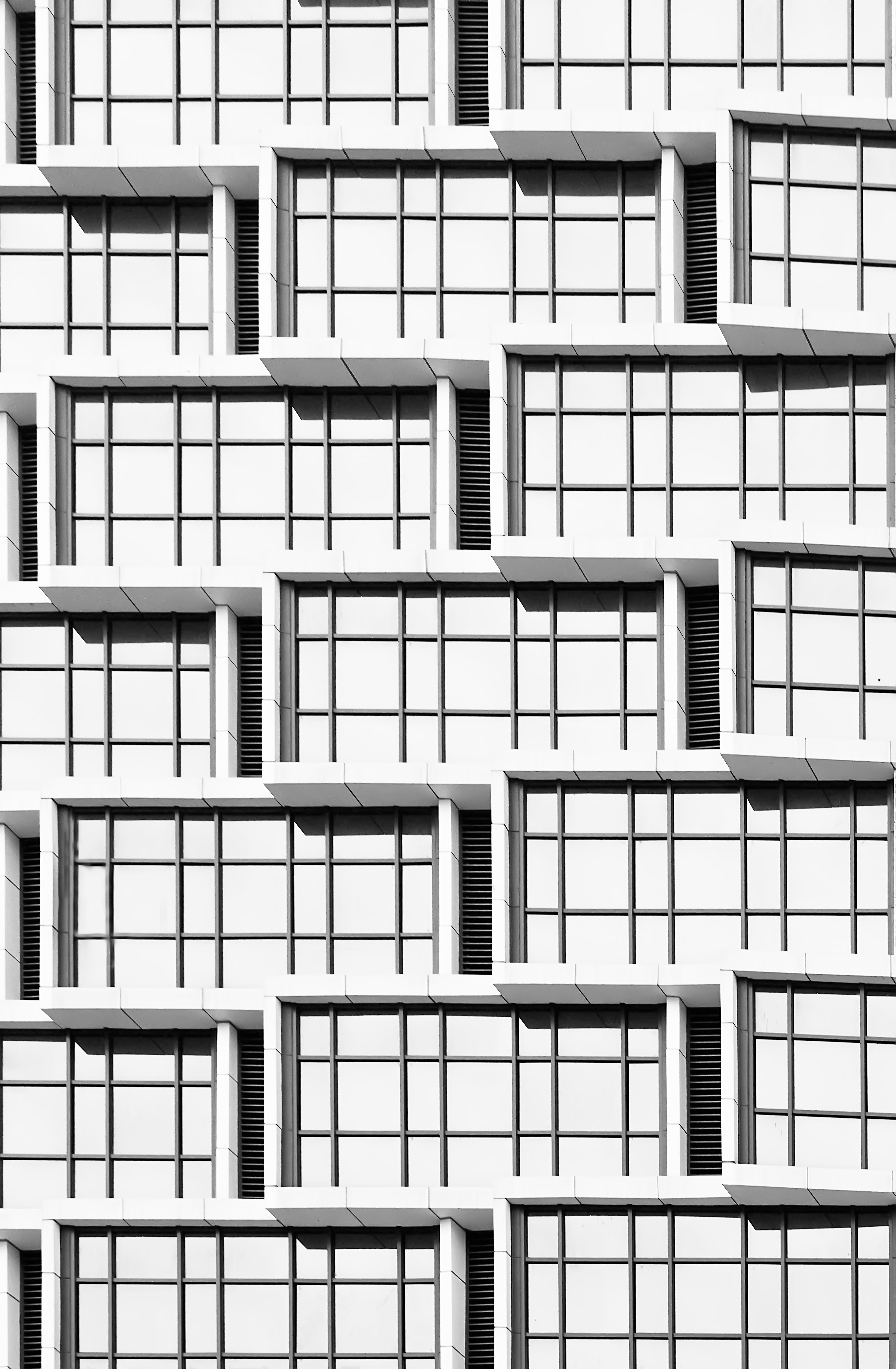architecture, white, minimalism, panels, panel
