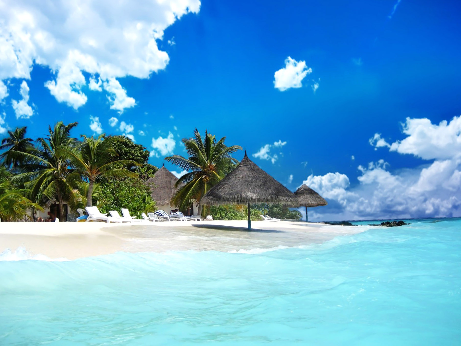 Free download wallpaper Beach, Ocean, Tropics, Tropical, Photography, Bahamas, Palm Tree on your PC desktop