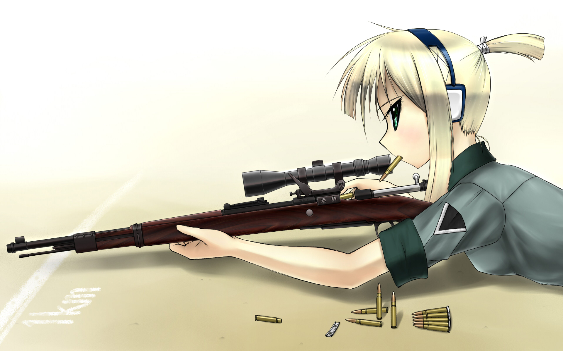Download mobile wallpaper Material Sniper, Anime for free.