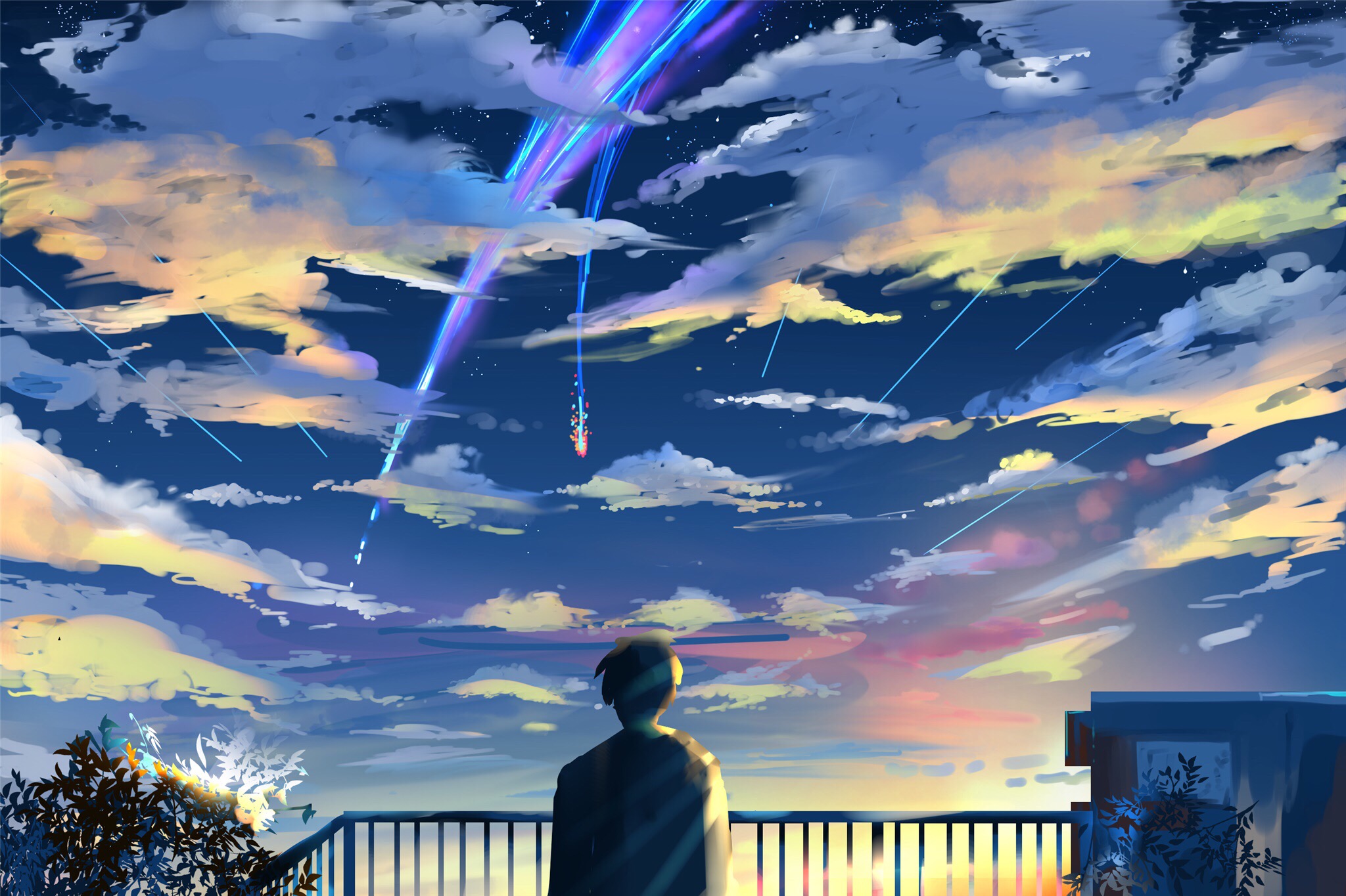 Handy-Wallpaper Animes, Your Name Gestern Heute Und Für Immer, Kimi No Na Wa, Taki Tachibana kostenlos herunterladen.