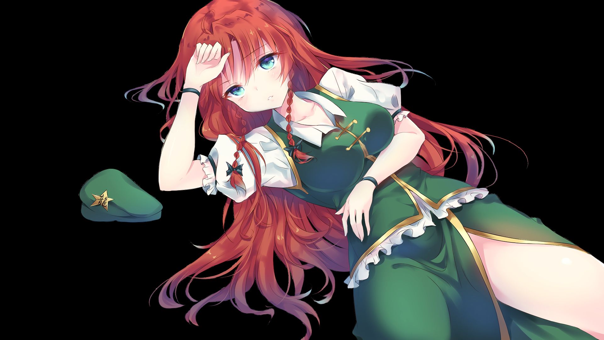 Free download wallpaper Anime, Touhou, Hong Meiling on your PC desktop