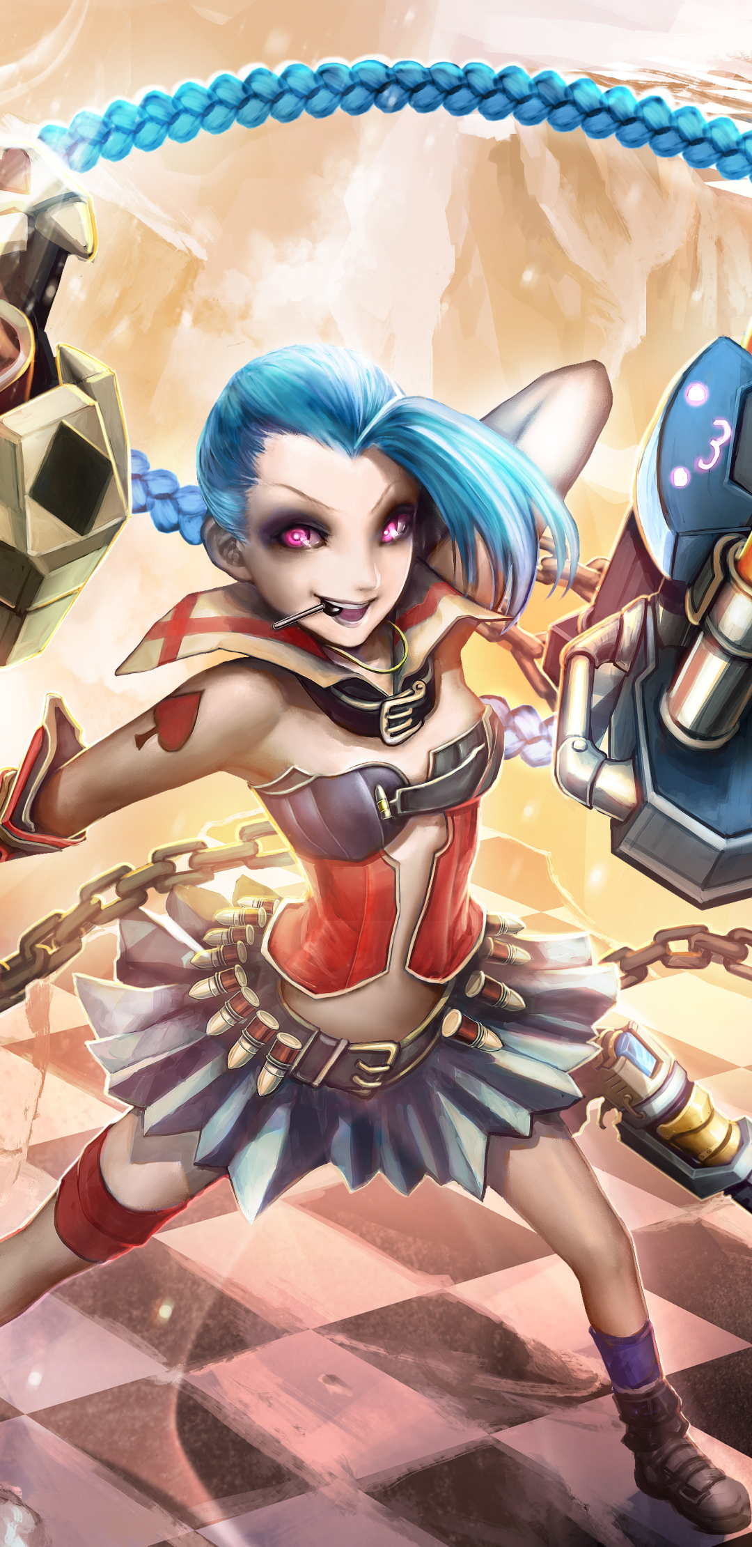 Descarga gratuita de fondo de pantalla para móvil de League Of Legends, Videojuego, Jinx (Liga De Leyendas).