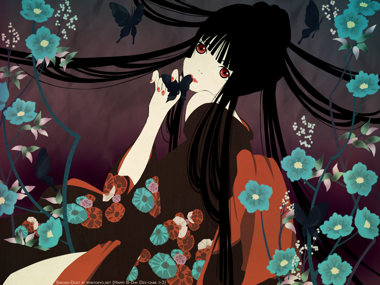 Free download wallpaper Anime, Jigoku Shōjo on your PC desktop