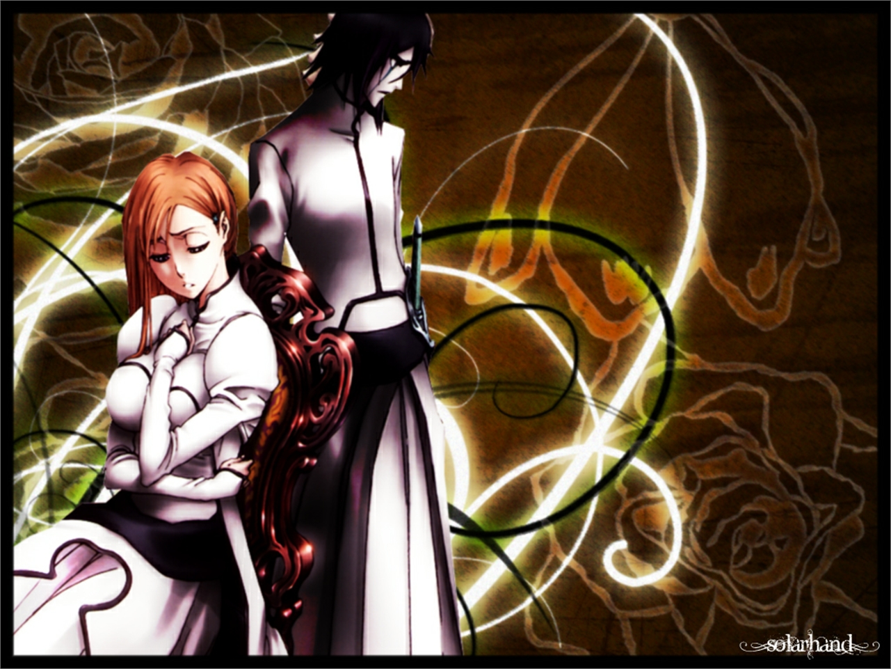 Descarga gratuita de fondo de pantalla para móvil de Animado, Bleach: Burîchi, Orihime Inoue, Ulquiorra Cifer.