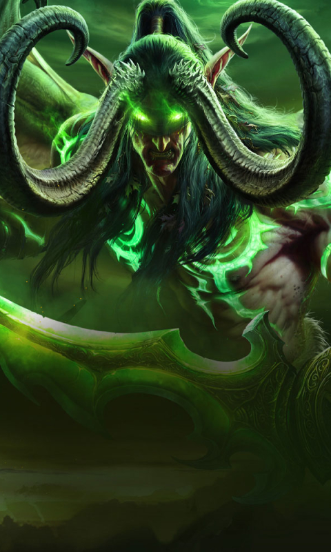 Download mobile wallpaper Warcraft, Horns, Demon, Video Game, World Of Warcraft, Illidan Stormrage for free.