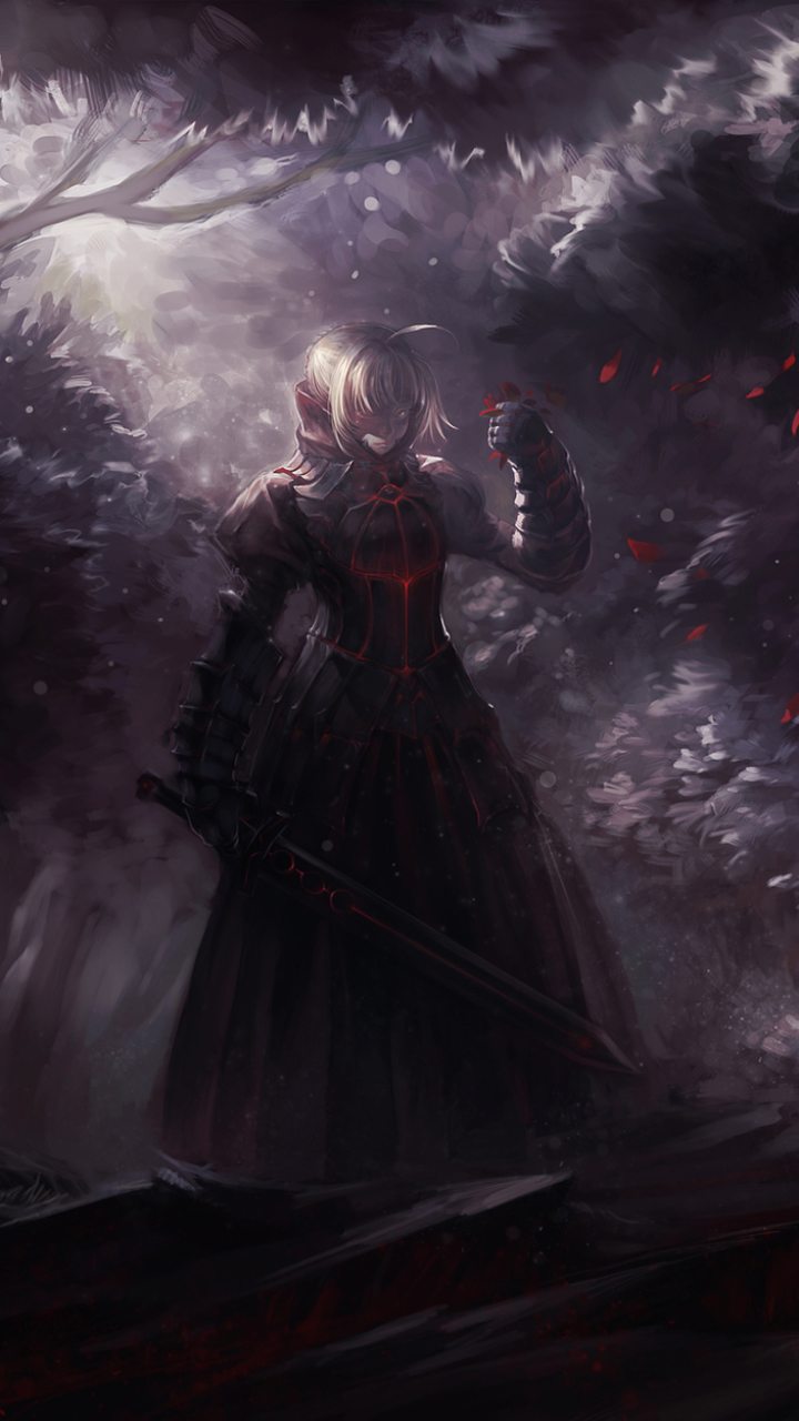 Download mobile wallpaper Anime, Blonde, Sword, Short Hair, Saber (Fate Series), Fate/stay Night, Woman Warrior, Saber Alter, Fate Series for free.