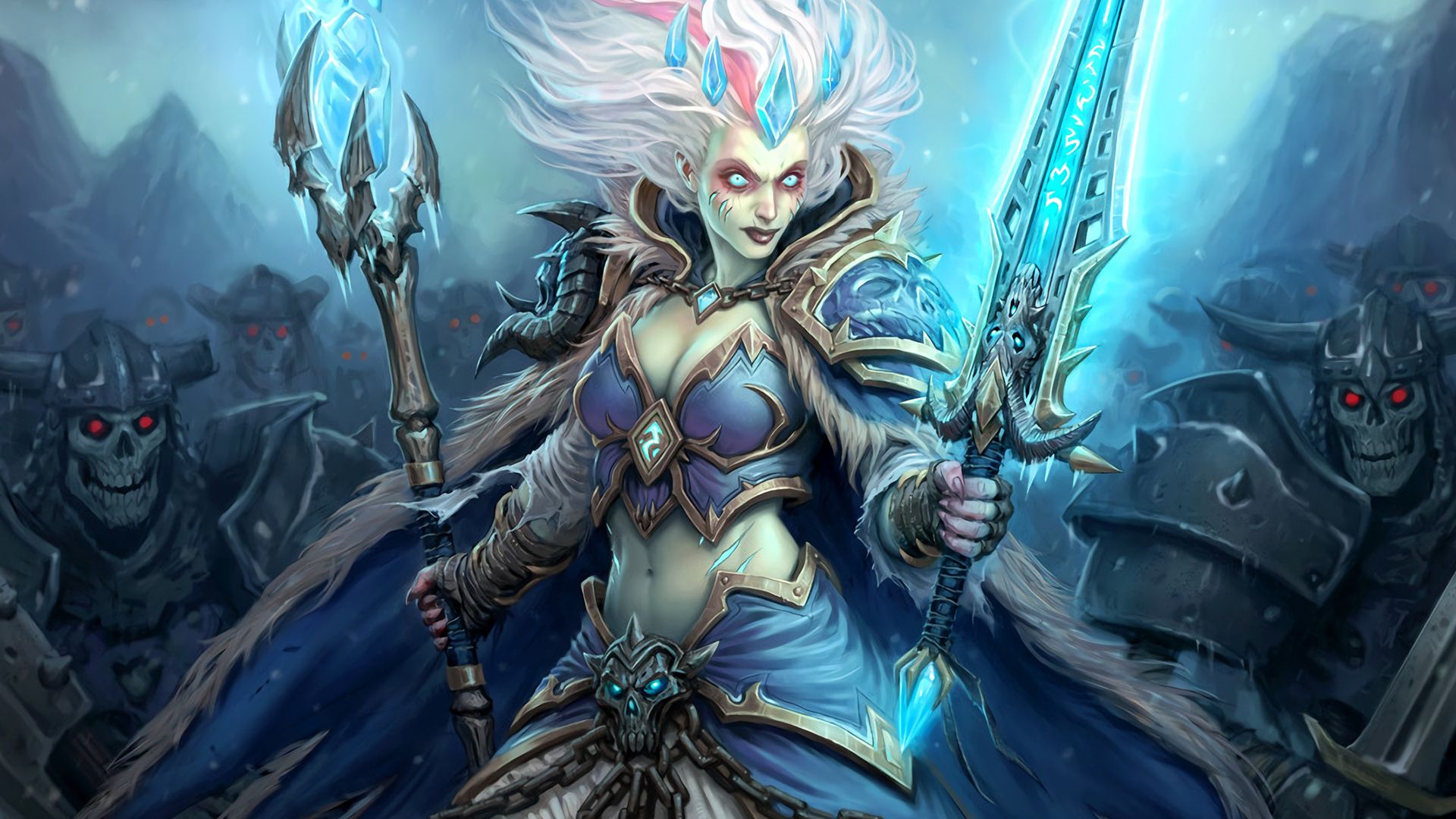Download mobile wallpaper Warcraft, Video Game, Hearthstone: Heroes Of Warcraft, Jaina Proudmoore for free.