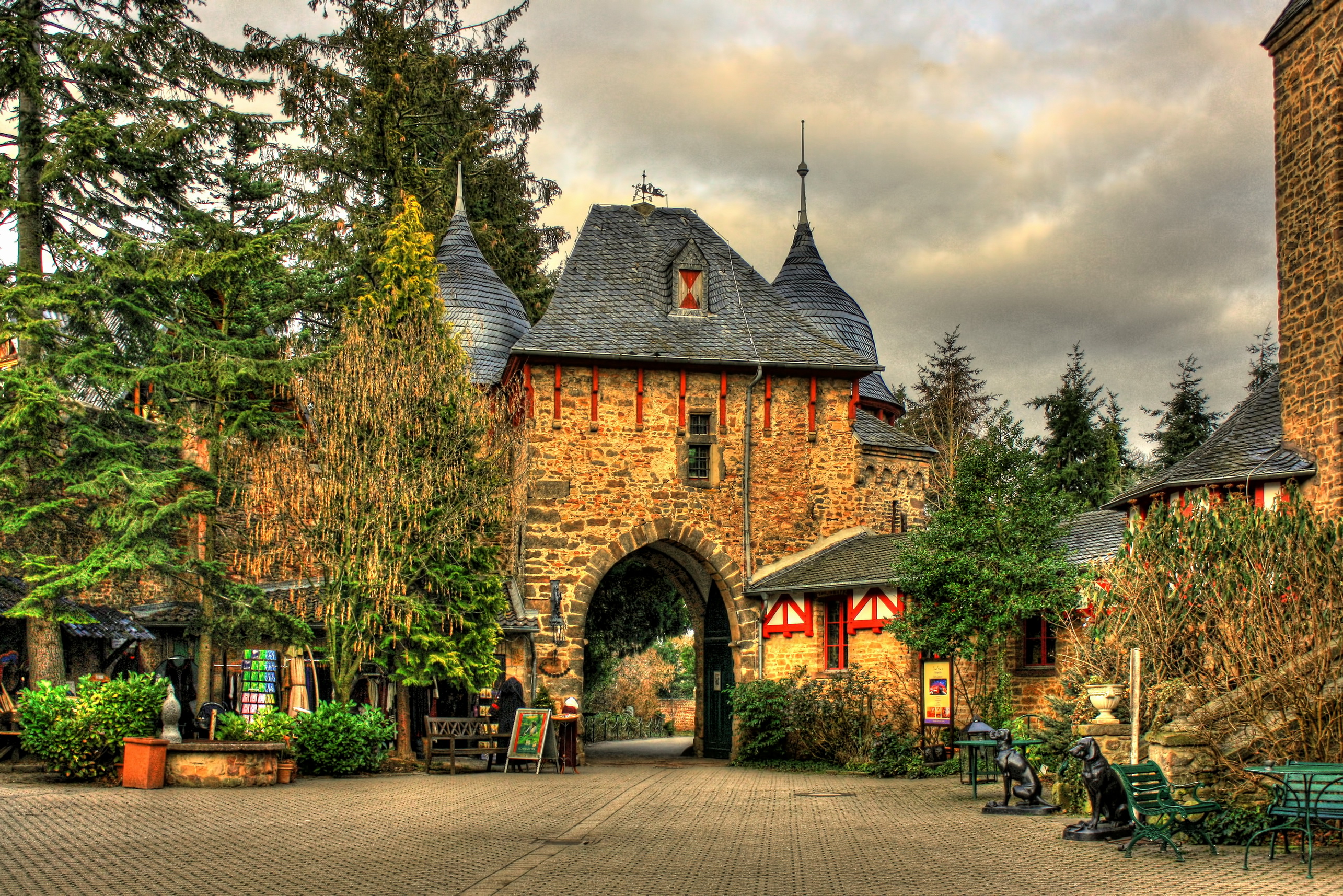 Descarga gratuita de fondo de pantalla para móvil de Hdr, Hecho Por El Hombre, Castillo, Castillos.