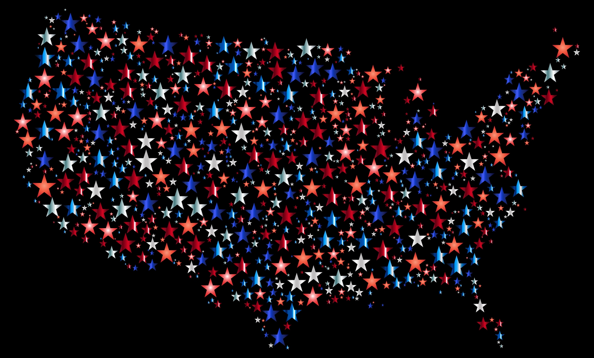 america, stars, usa, vector, united states, map