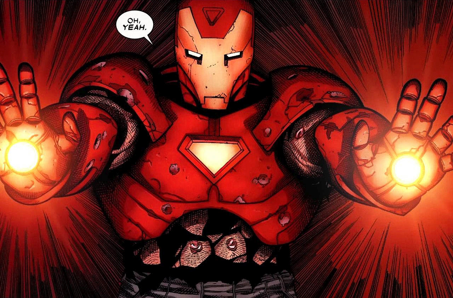 Handy-Wallpaper Iron Man, Comics kostenlos herunterladen.