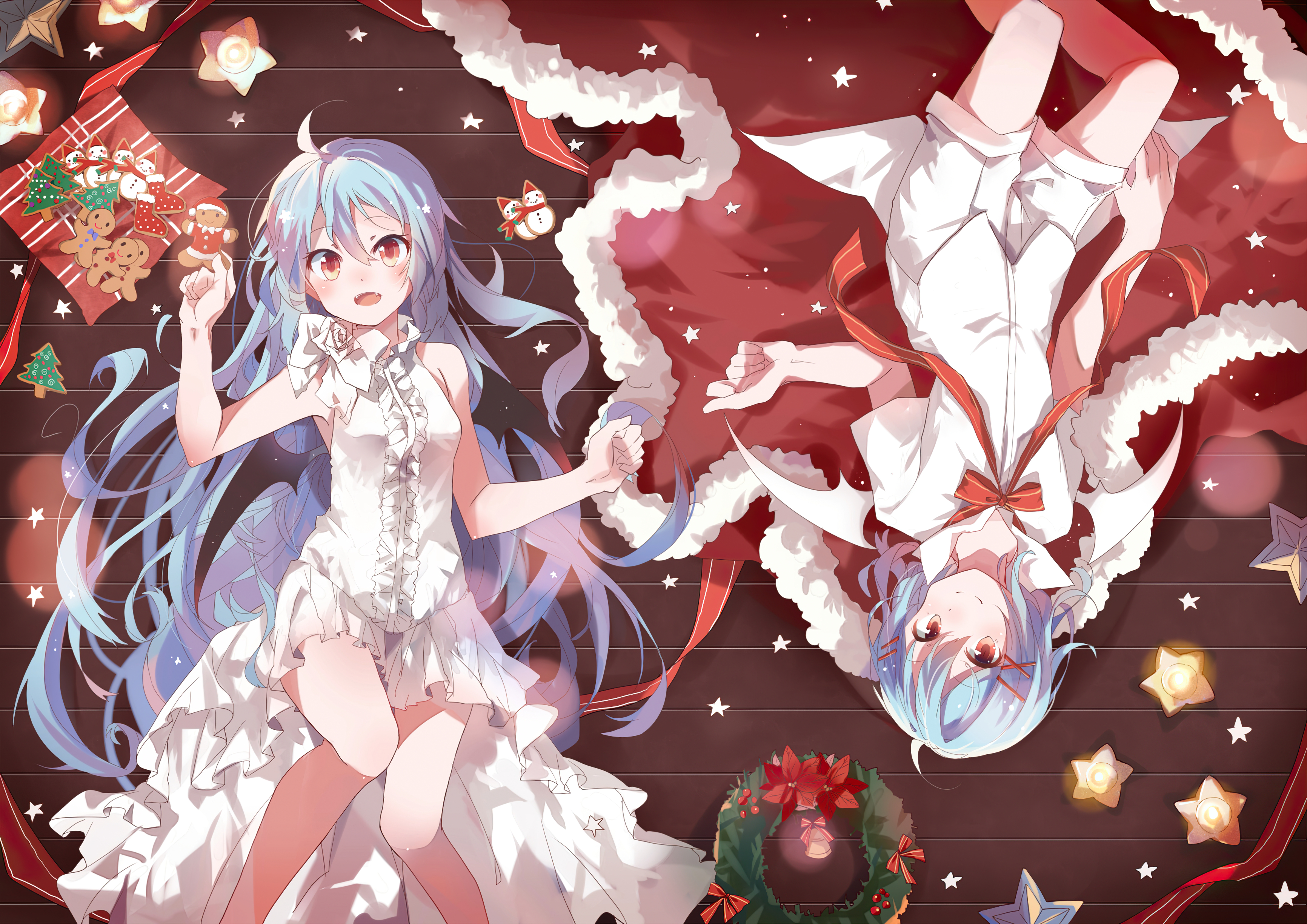 Download mobile wallpaper Anime, Christmas, Original for free.