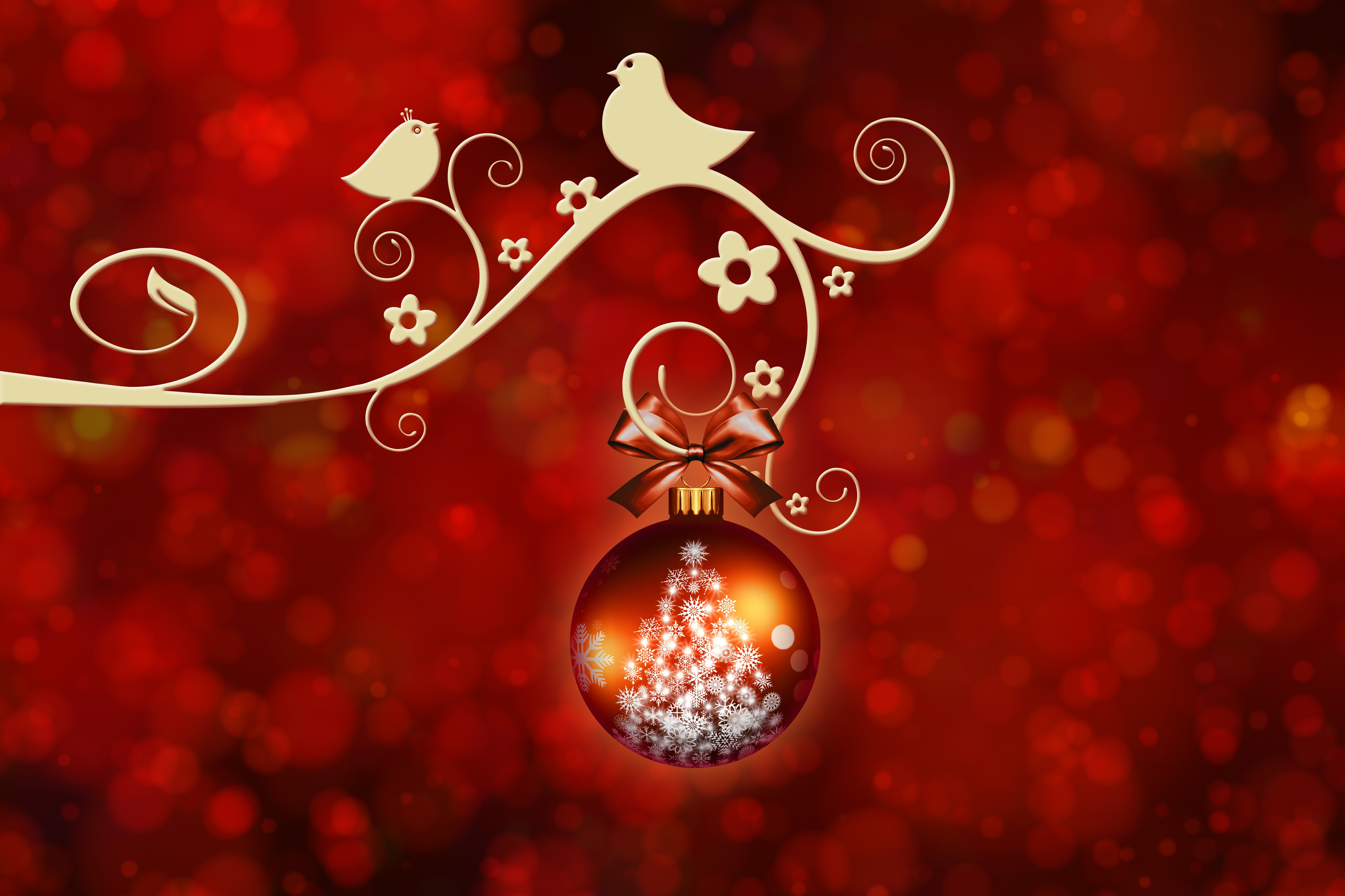 Download mobile wallpaper Christmas, Holiday, Bauble for free.