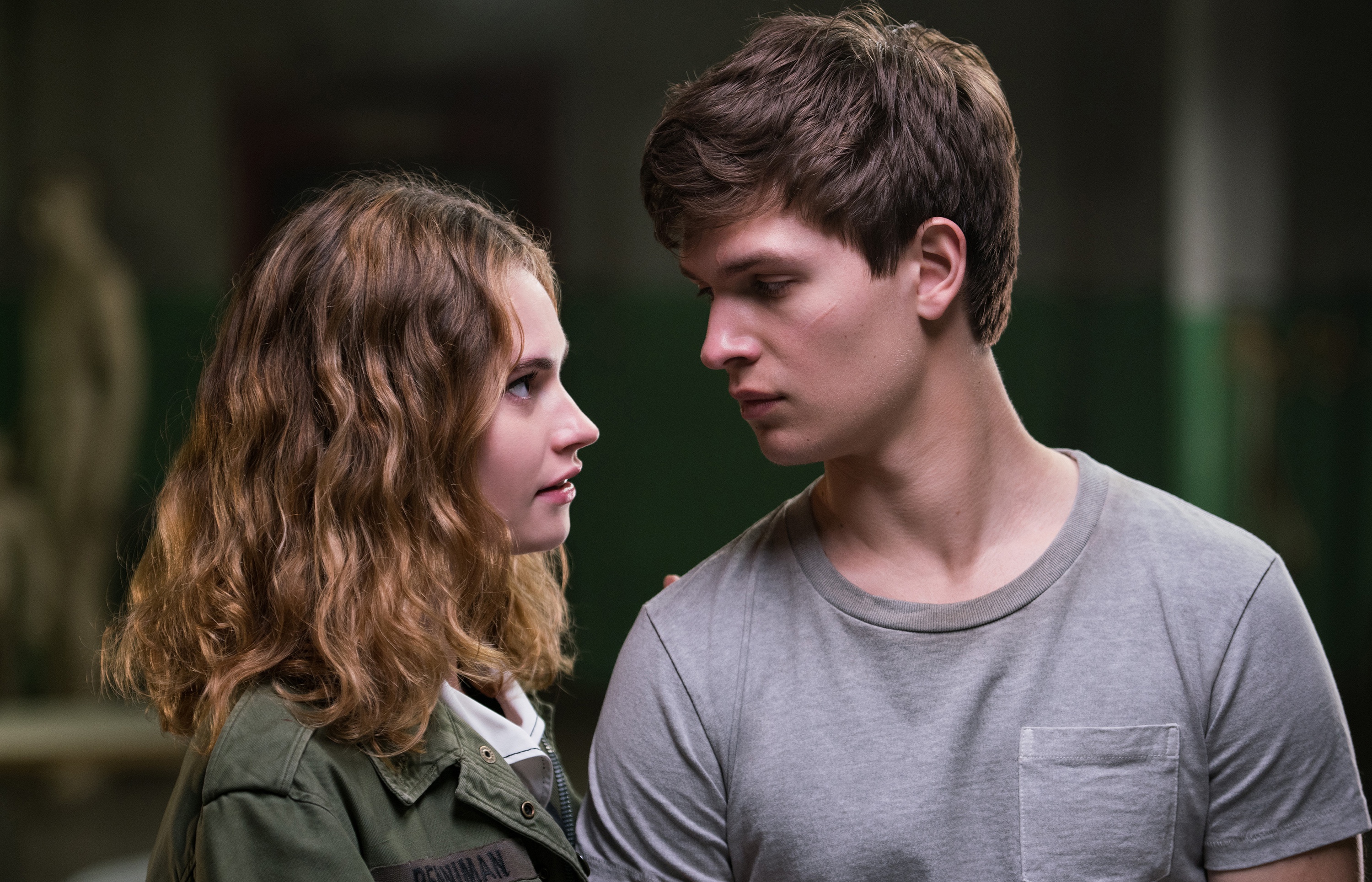 lily james, movie, baby driver, ansel elgort