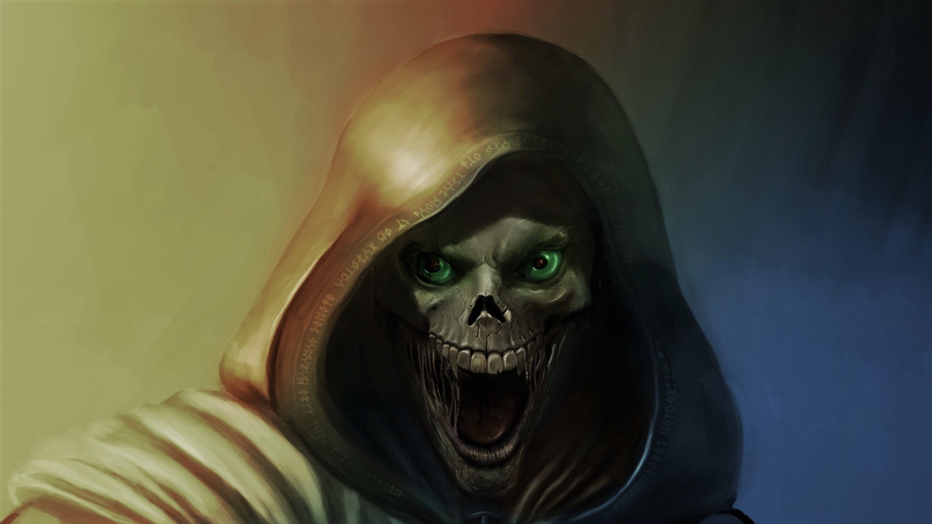 Free download wallpaper Dark, Face, Hood, Skeleton, Grim Reaper on your PC desktop