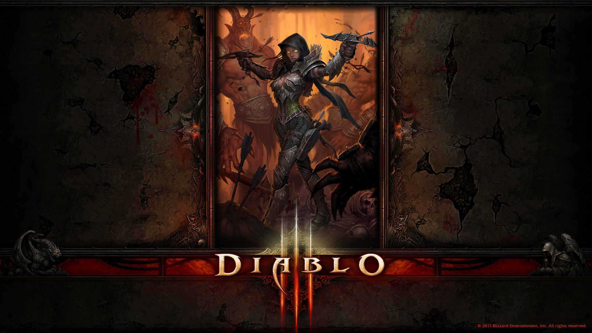 video game, diablo iii, demon hunter (diablo iii), diablo
