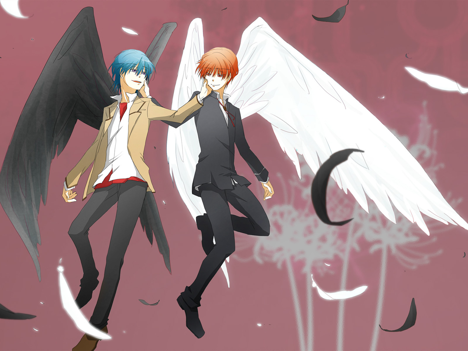Laden Sie das Animes, Angel Beats!, Hinata Hideki, Yuzuru Otonashi-Bild kostenlos auf Ihren PC-Desktop herunter