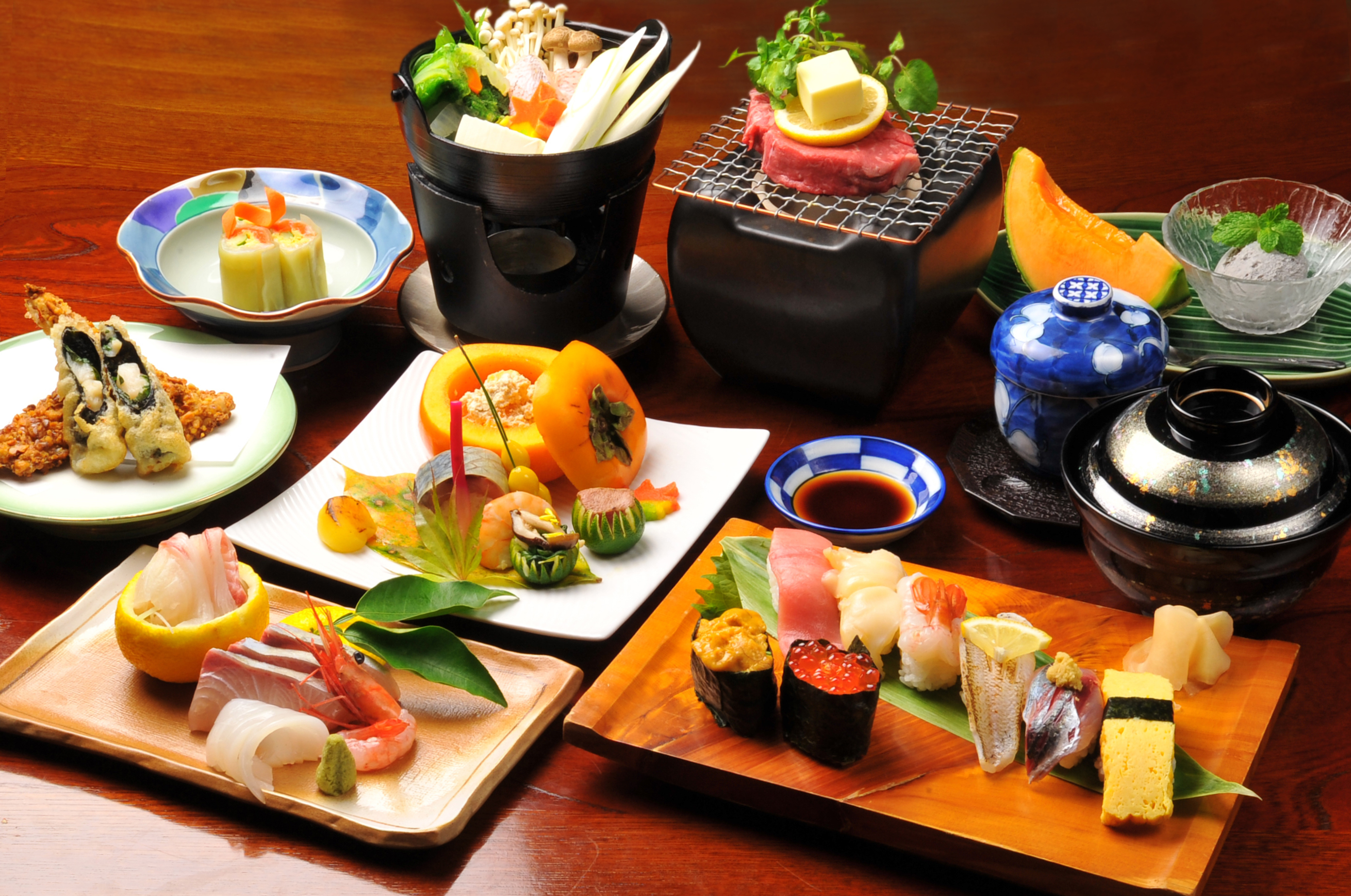 670775 descargar imagen comida japonesa, alimento, caviar, pez, limón, verdura: fondos de pantalla y protectores de pantalla gratis