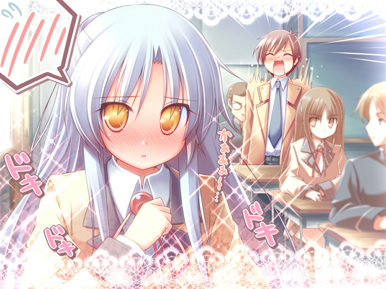 Laden Sie das Animes, Angel Beats!, Kanade Tachibana, Yuzuru Otonashi-Bild kostenlos auf Ihren PC-Desktop herunter