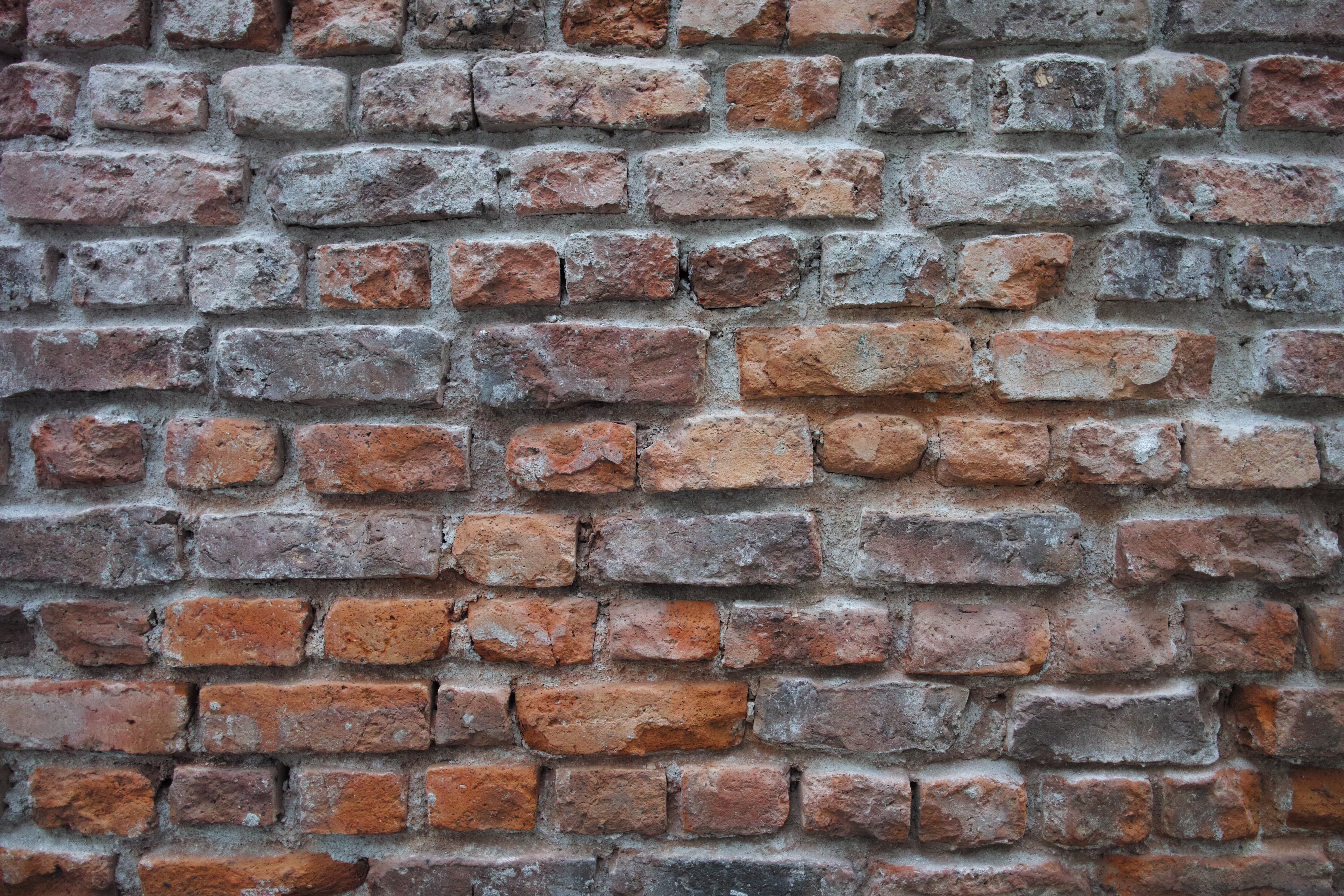 Free download wallpaper Textures, Old, Brick, Texture, Surface, Wall on your PC desktop