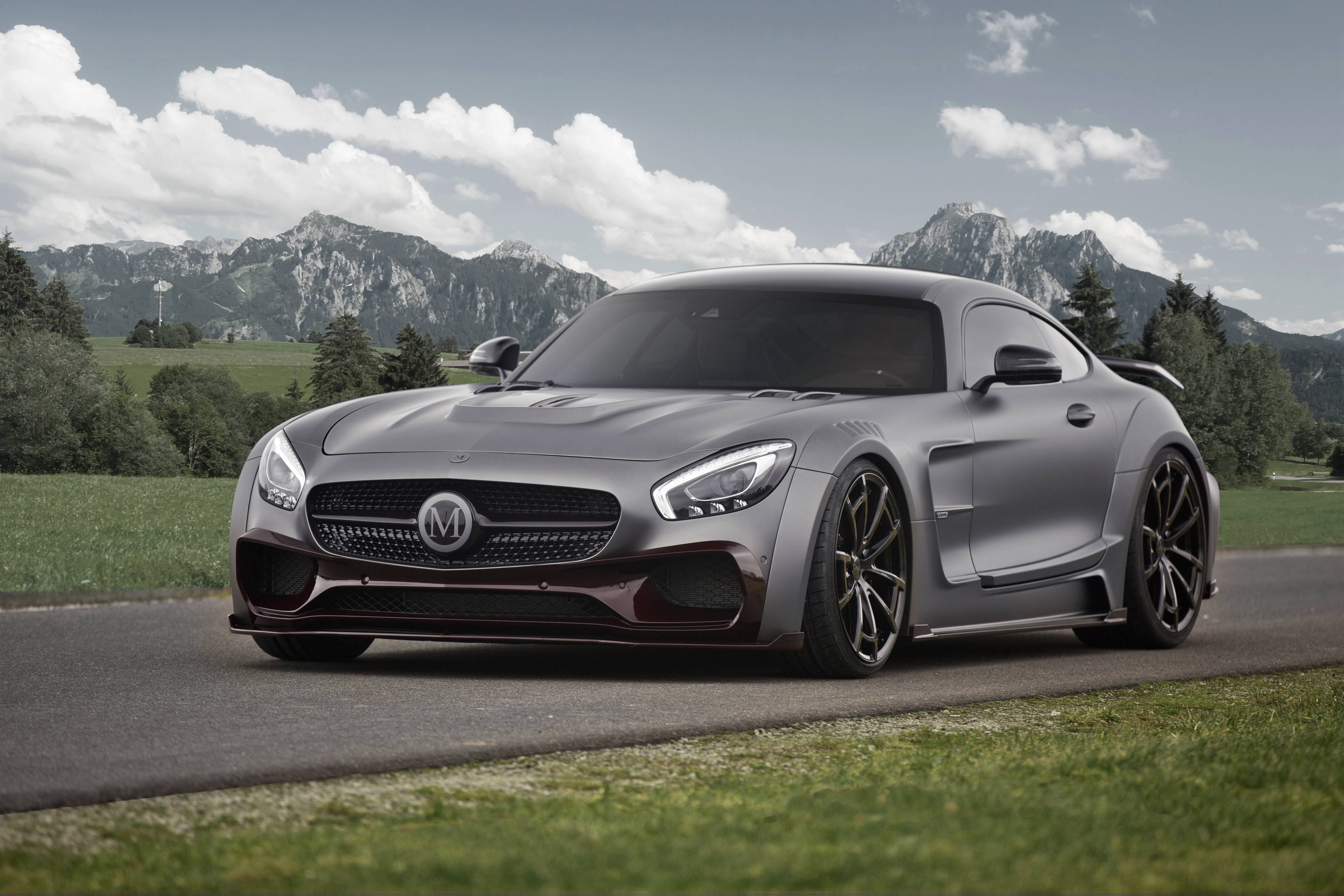 mercedes benz, cars, side view, amg, gt3, c190