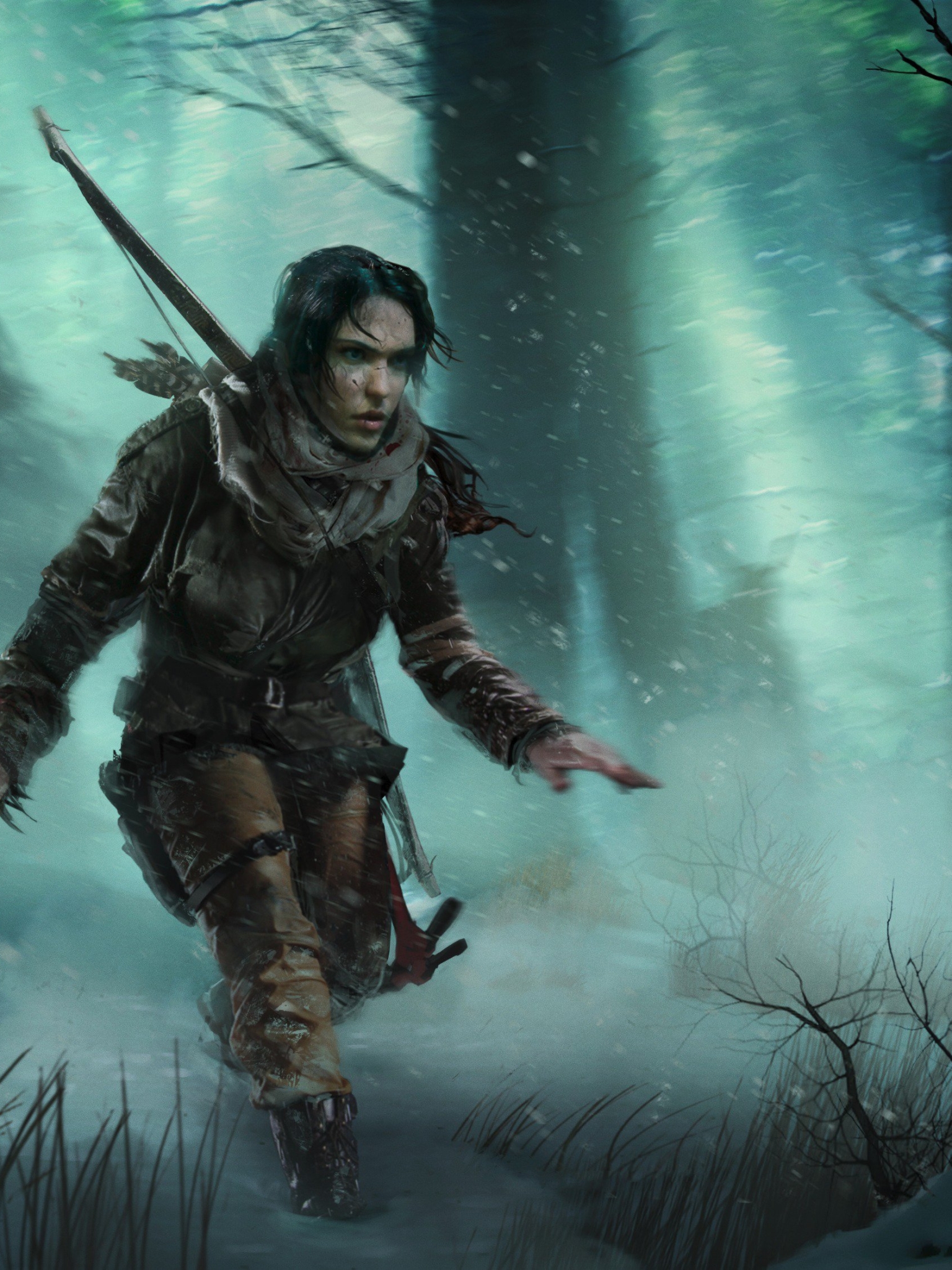 Handy-Wallpaper Winter, Tomb Raider, Computerspiele, Lara Croft, Rise Of The Tomb Raider kostenlos herunterladen.