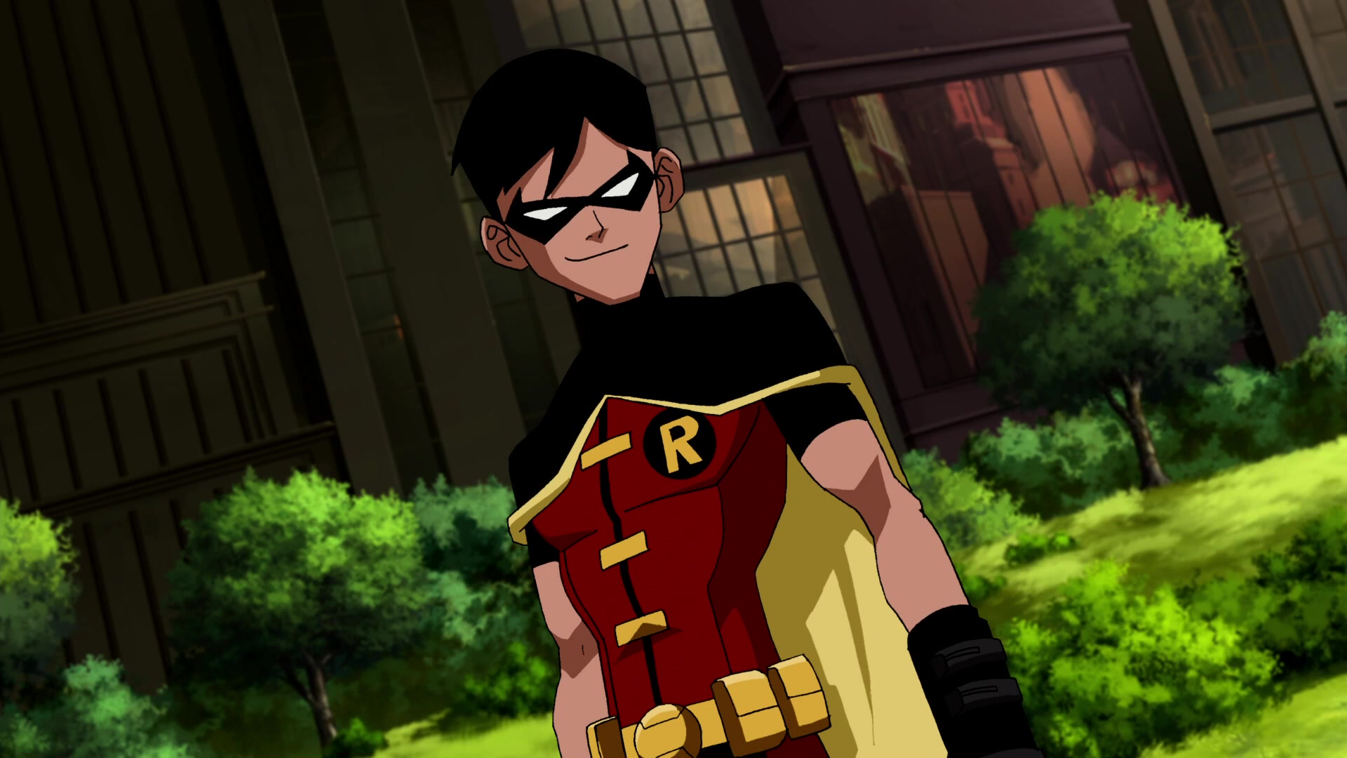 young justice, tv show, black hair, dick grayson, robin (dc comics), young justice (tv show), justice league