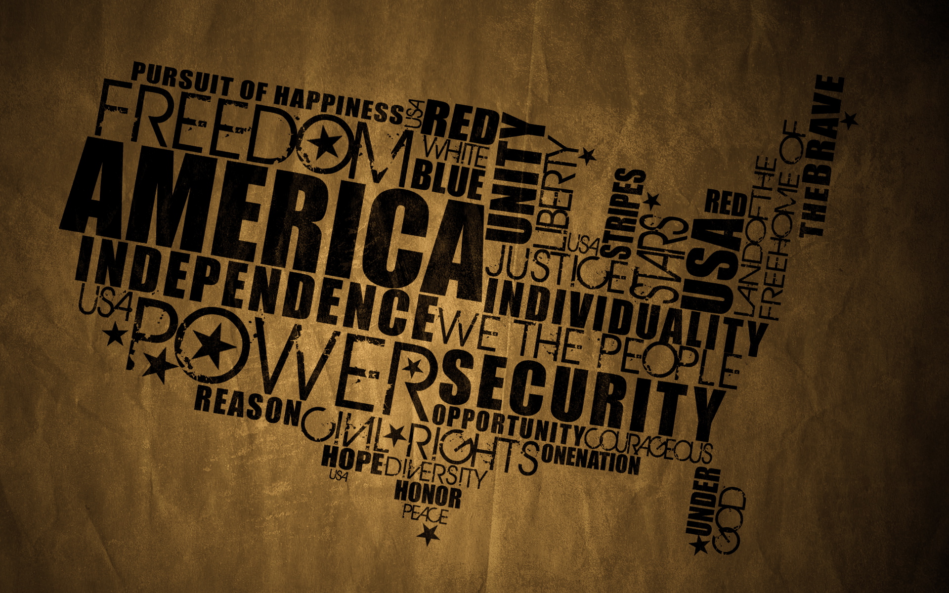 Free download wallpaper Usa, Typography, Artistic on your PC desktop