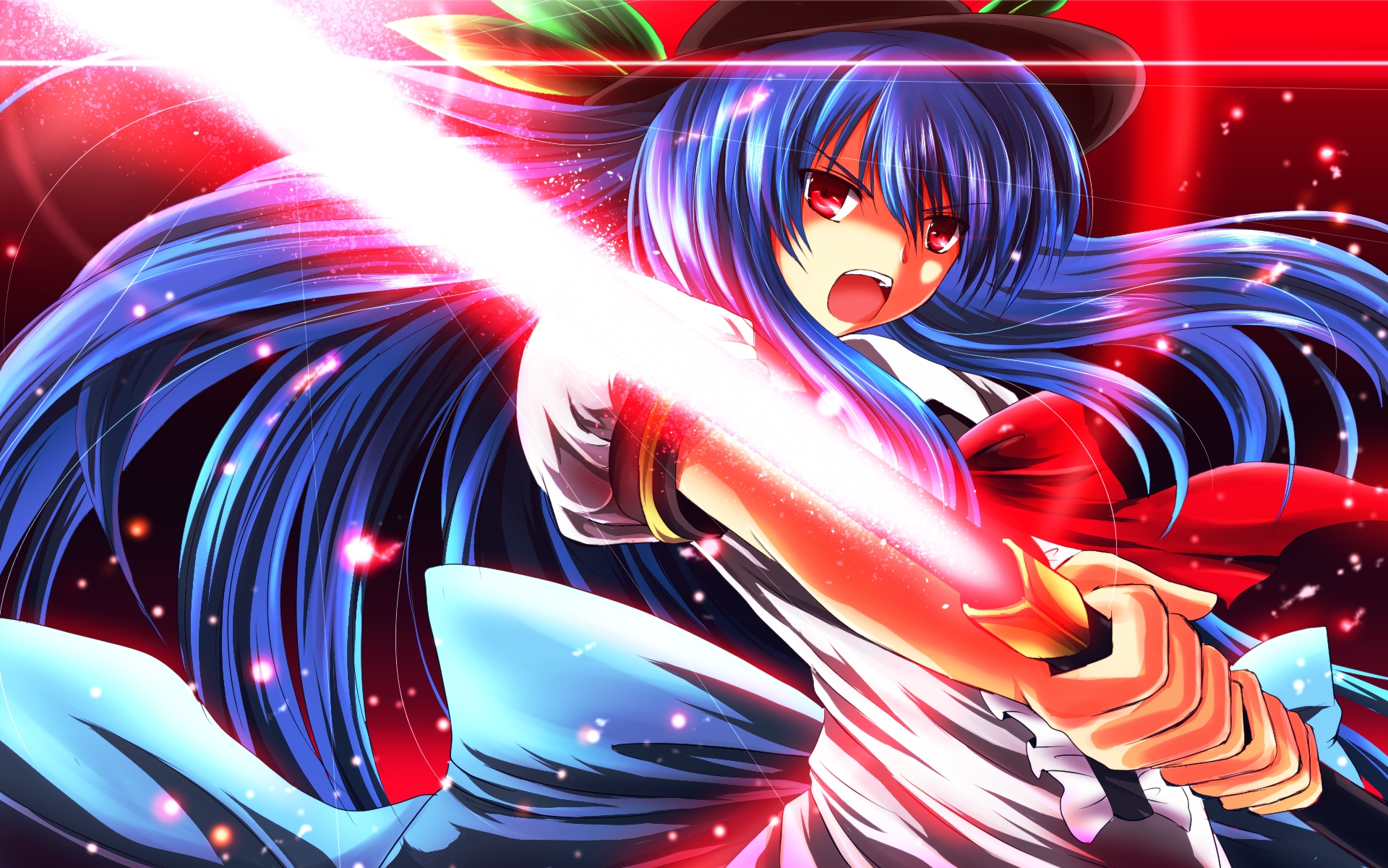 Baixe gratuitamente a imagem Anime, Touhou, Tenshi Hinanawi na área de trabalho do seu PC